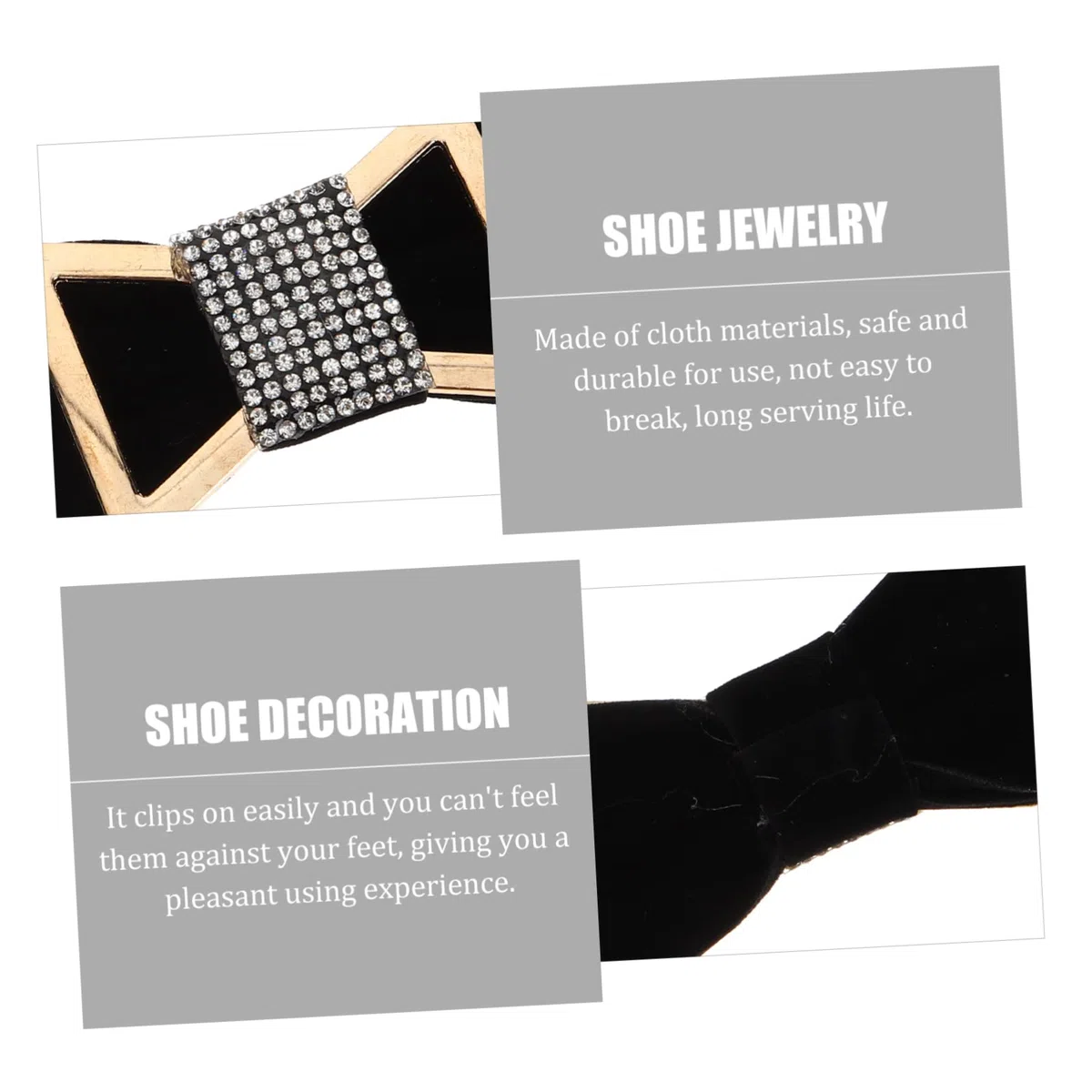SOIMISS 5paia Charms Per Scarpe Con Fiocchi Strass Decorazioni Eleganti Per Scarpe Da Sposa e Cerimonie Accessori Per Femminili