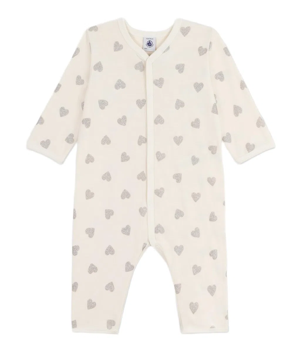 Petit Bateau Pyjama Bébé Sans Pieds En Coton Imprimé A0e8303 Abbigliamento Notte Bimba 0-24 (Pacco da 1)