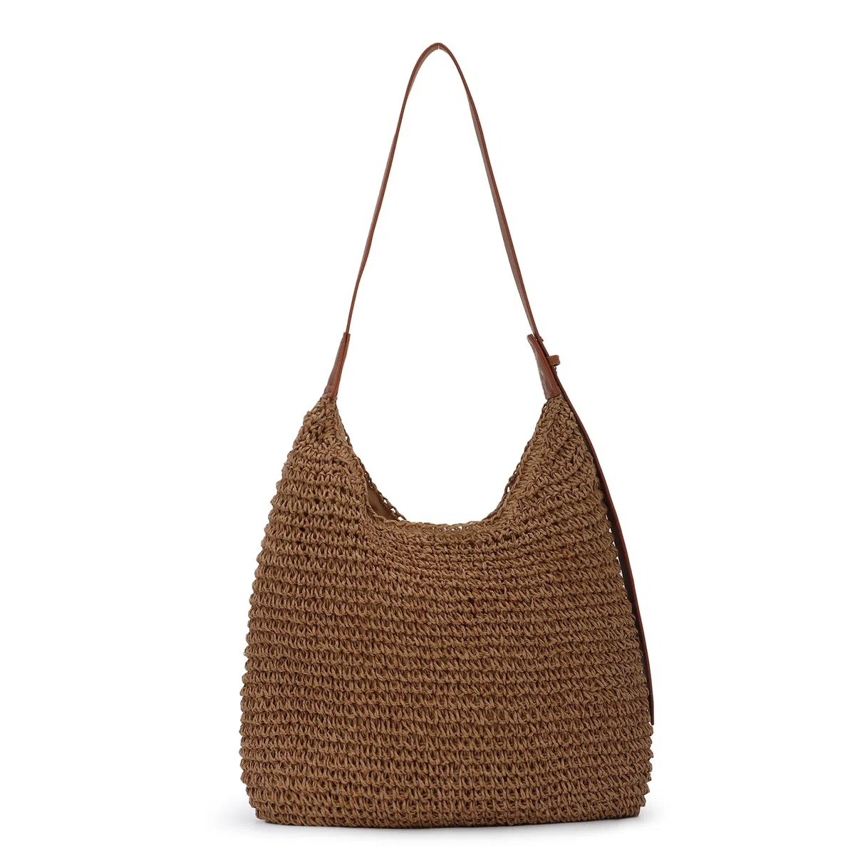 Borse a tracolla di paglia donne chic Crossbody Borsa di paglia di spiaggia estiva per i viaggi di vacanza