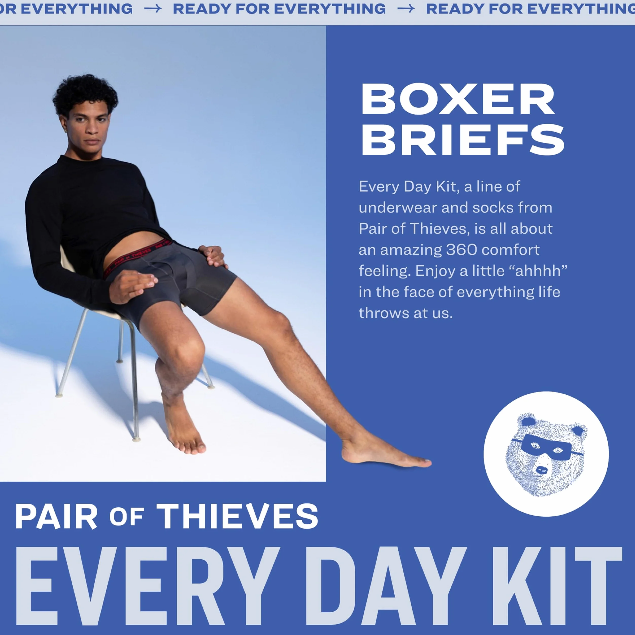 Pair of Thieves Super Fit Underwear for Men Pack – Confezione da 3 boxer – AMZ Exclusive