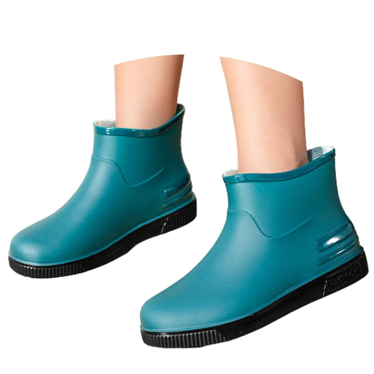 Stivali da Donna Wellington Moda Antivento Stivali con Suola Antiscivolo Chelsea Impermeabili Stivaletti Corti Impermeabili di Gomma con Tacco Basso Antiscivolo Rain Boots per Esterni