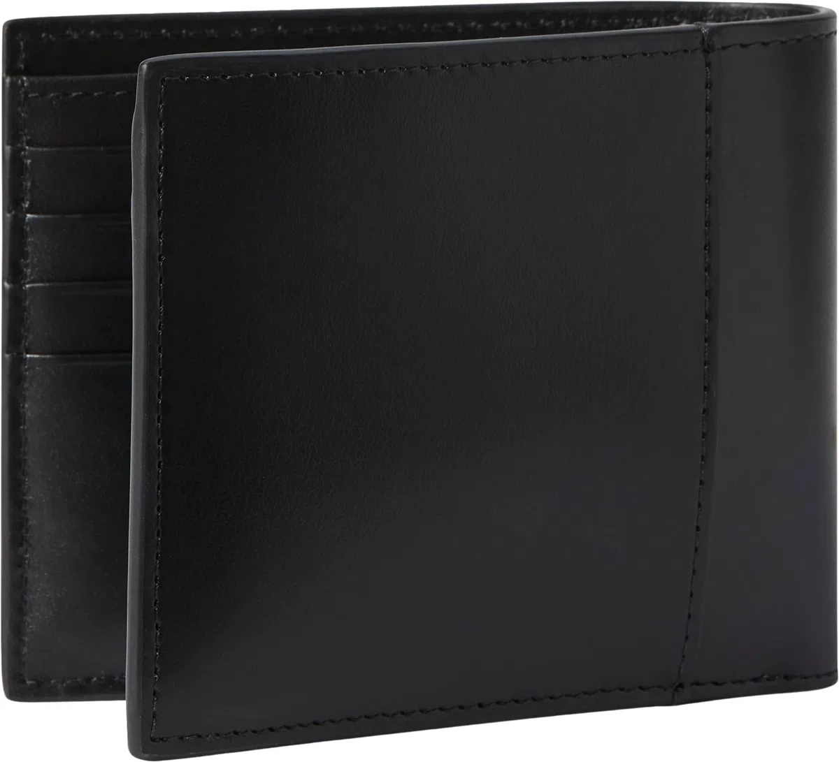 Calvin Klein Bold Billfold W/Coin LV04D1156G Uomo Nero, Taglia Unica