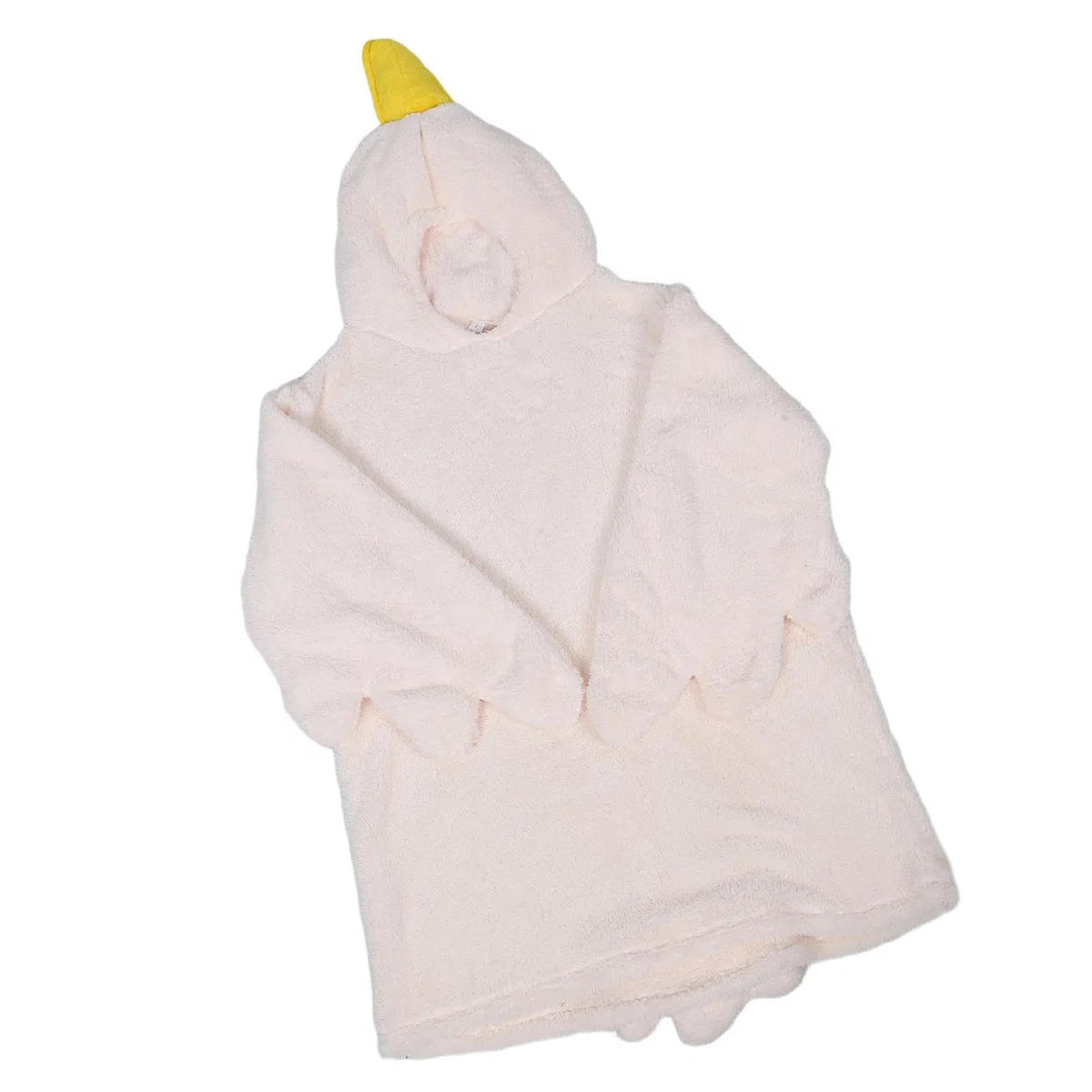 Pigiama Intero Ultra Morbido e Facile da Indossare con Design a Oca in Flanella Bianca per Relax e Sonno Invernale delle Donne