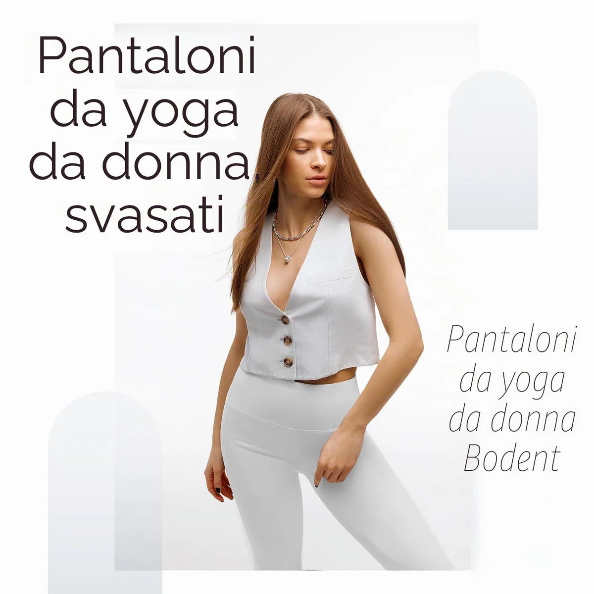 SINOPHANT Pantaloni da Yoga da Donna con 4 Tasche a Vita Alta ，Opaco Controllo della Pancia Flared Leggings per Pilates Esercizio Fitness Lavoro Casuals