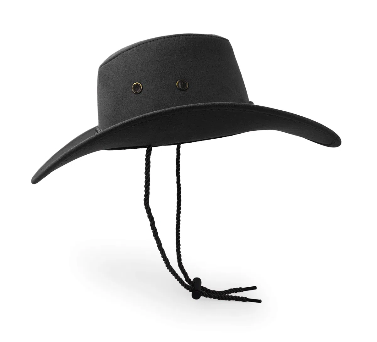 Cappello da cowboy, cappello da sole in finta pelle scamosciata, cappello da viaggio, cappello occidentale, protezione solare all'aperto