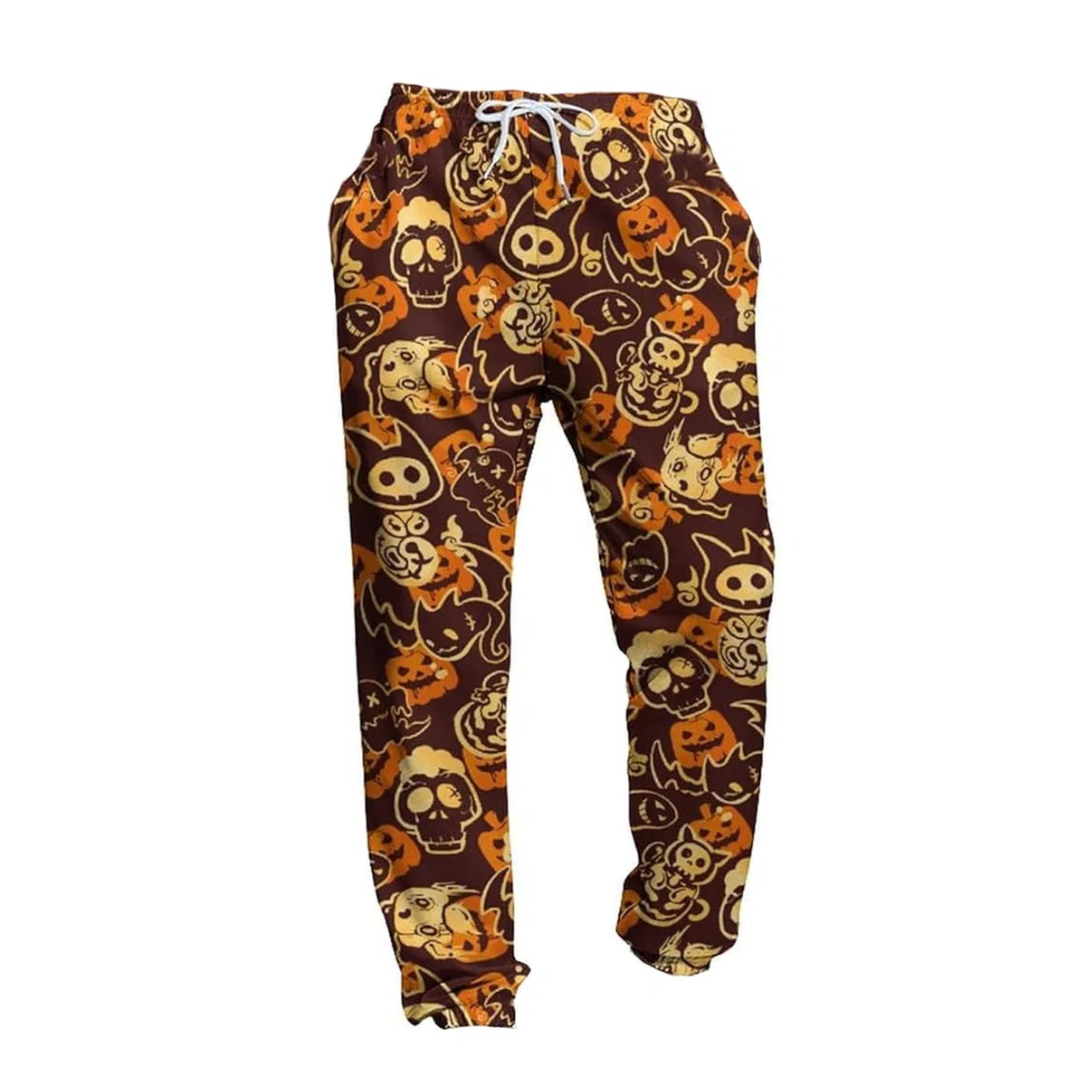 Generisch Pantaloni lunghi da uomo, per il tempo libero, leggeri, per il tempo libero, con coulisse e vita elasticizzata, alla moda, per tutti i giorni