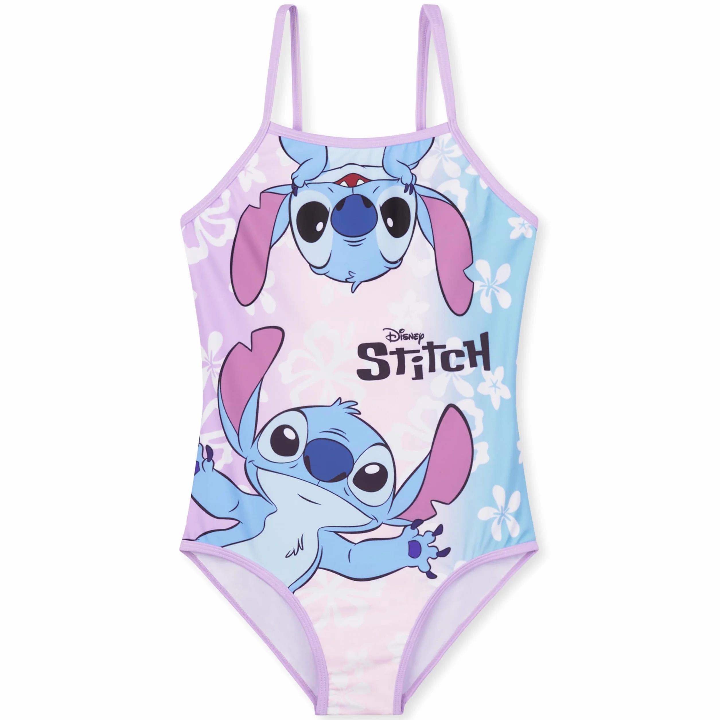 Disney Stitch Costume Piscina Bambina, Elastico e ad Asciugatura Rapida Costumi Interi per Spiaggia e Piscina