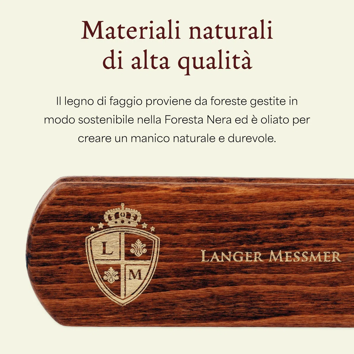Langer & Messmer Spazzola morbida e lavabile crespa per la pulizia delle scarpe in pelle scamosciata (camoscio/nabuk)