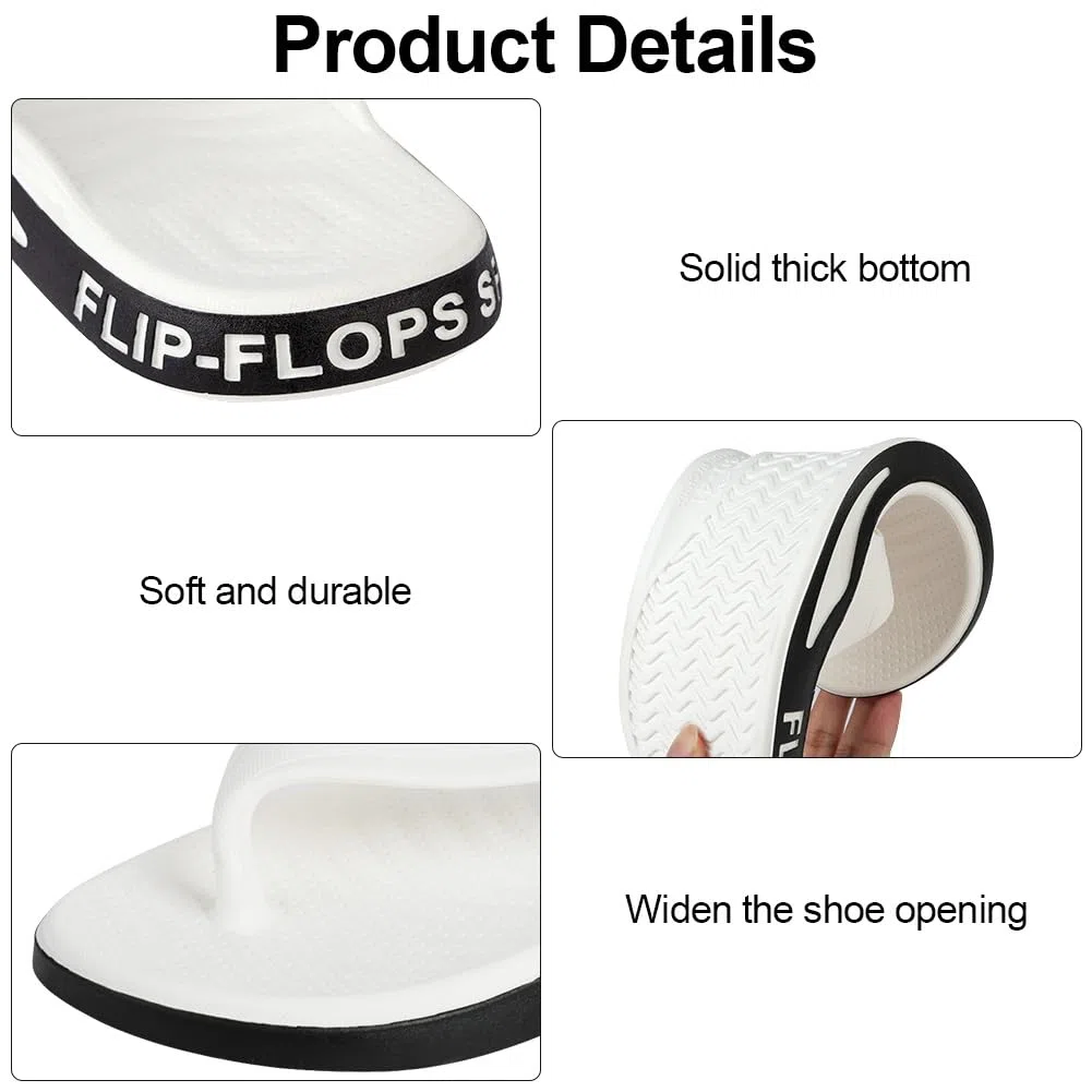 Aomig Infradito Uomo con Supporto Plantare, Flip Flop Antiscivolo per Piscina e Spiaggia, Ciabatte Estive Comode e Leggere, Infradito da Mare e Piscina per Sportive, la casa, la doccia
