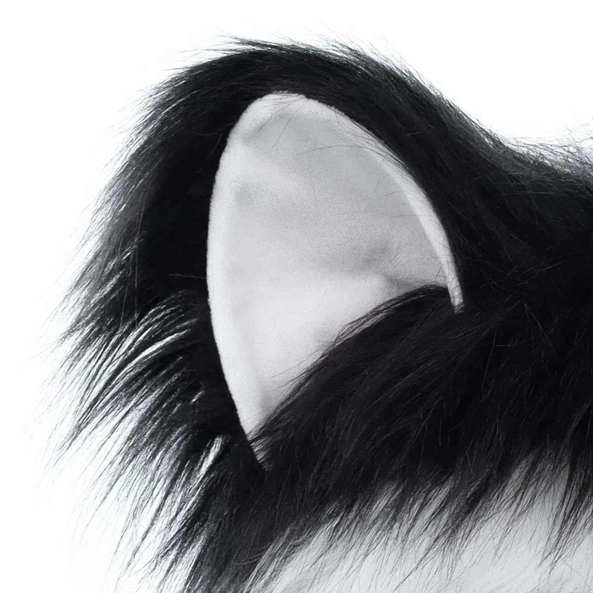 Peluche maschera pelosa Festival Attrezzatura per cosplay Comodo copricapo per animali Perfetto per giochi ruolo eventi in costume Accessorio anime Halloween