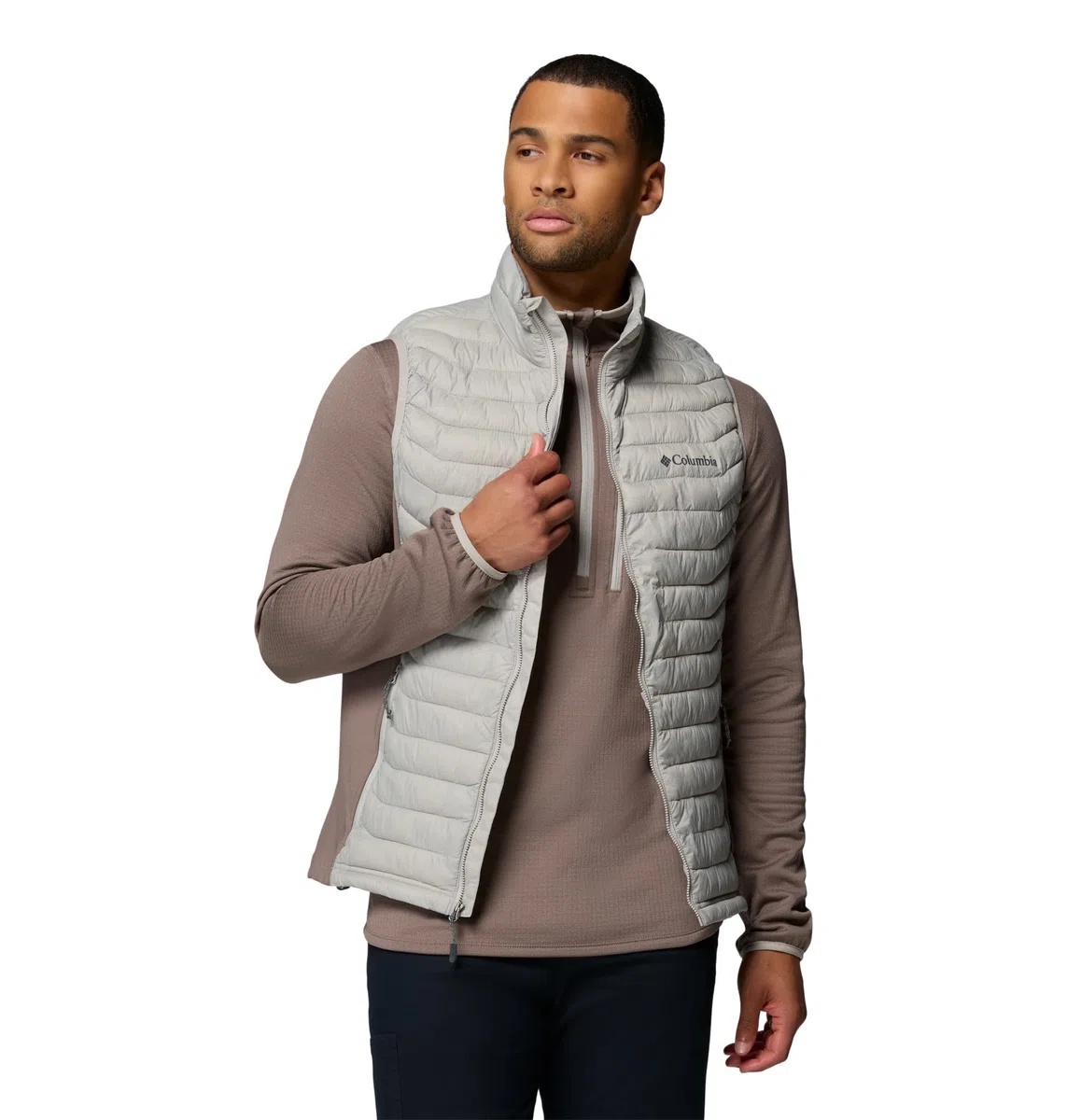 Columbia Powder Pass Hybrid Vest, Piumino Smanicato Gilet Uomo