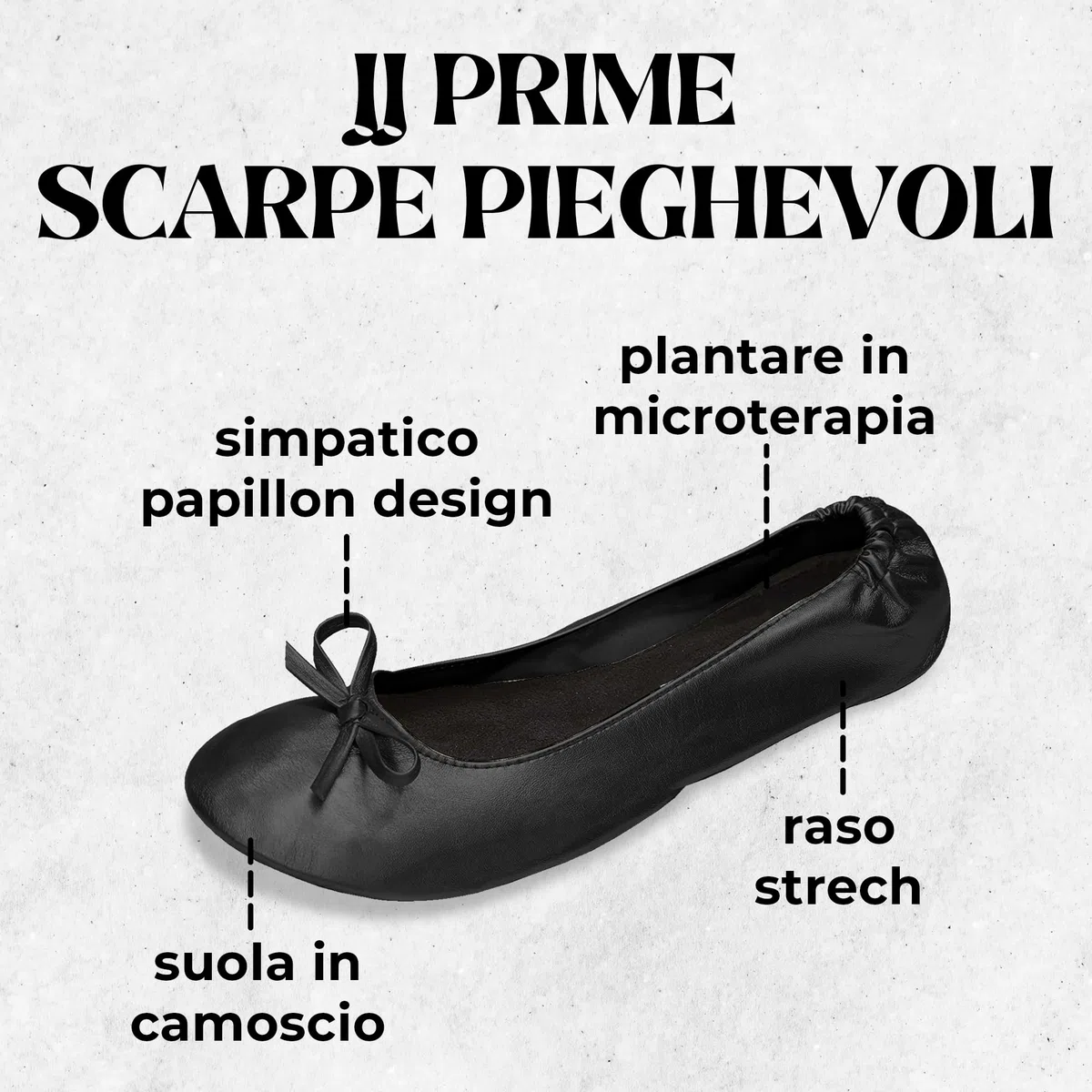 JJOnlineStore - Pieghevole After Shoes con Borsa per Trasporto, Misura 39, Pelle Sintetica (Nero)