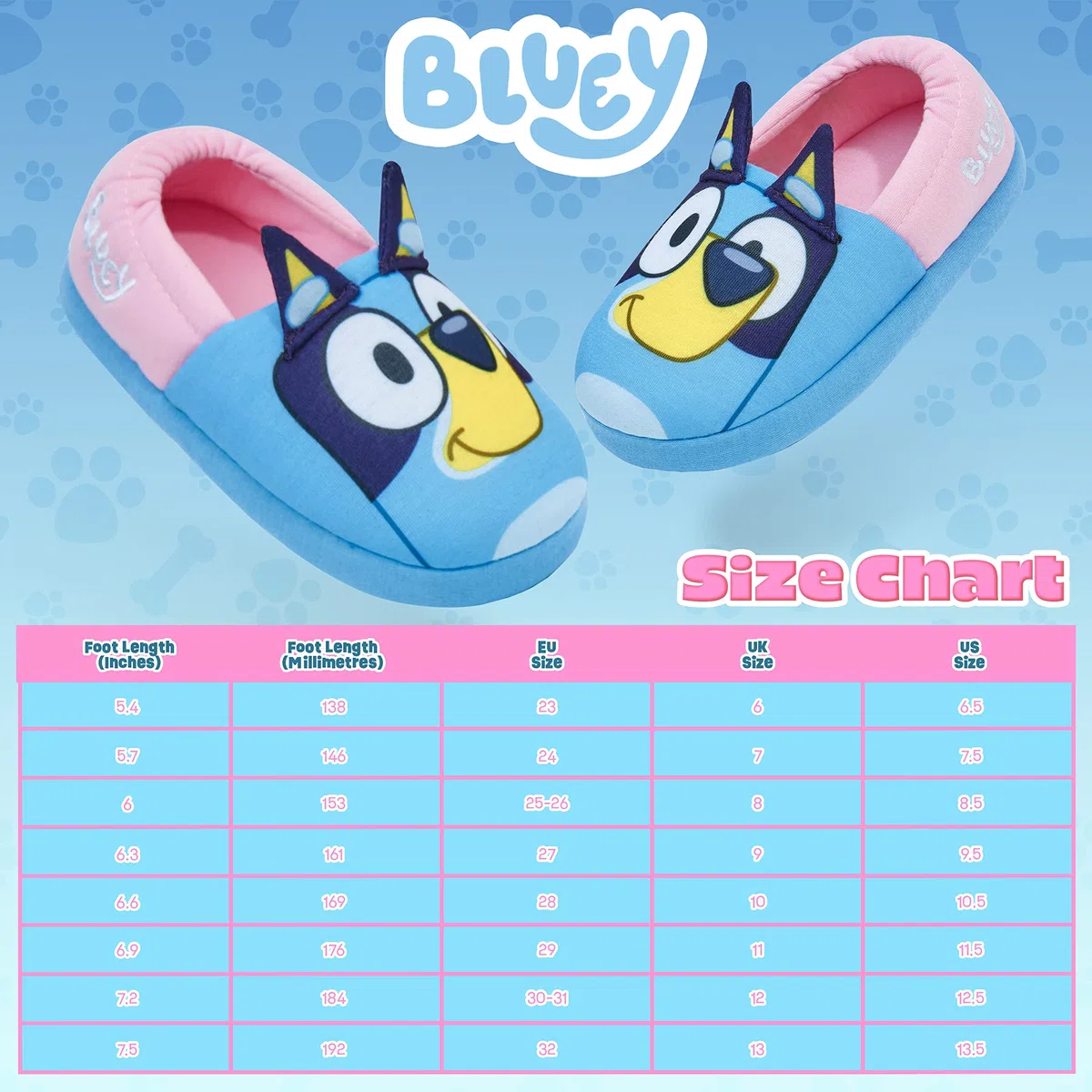 BlueY Pantofole Bambina Invernali da Casa Pantofole Bimba Chiuse Antiscivolo 23-32