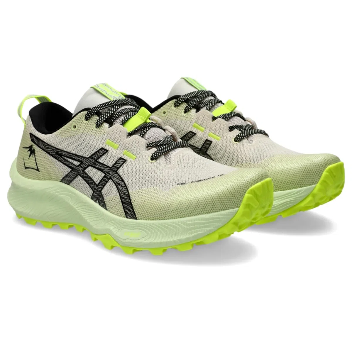 ASICS Scarpe da corsa Gel-Trabuco 12 da donna, Farina d'avena/Nero, 40 EU