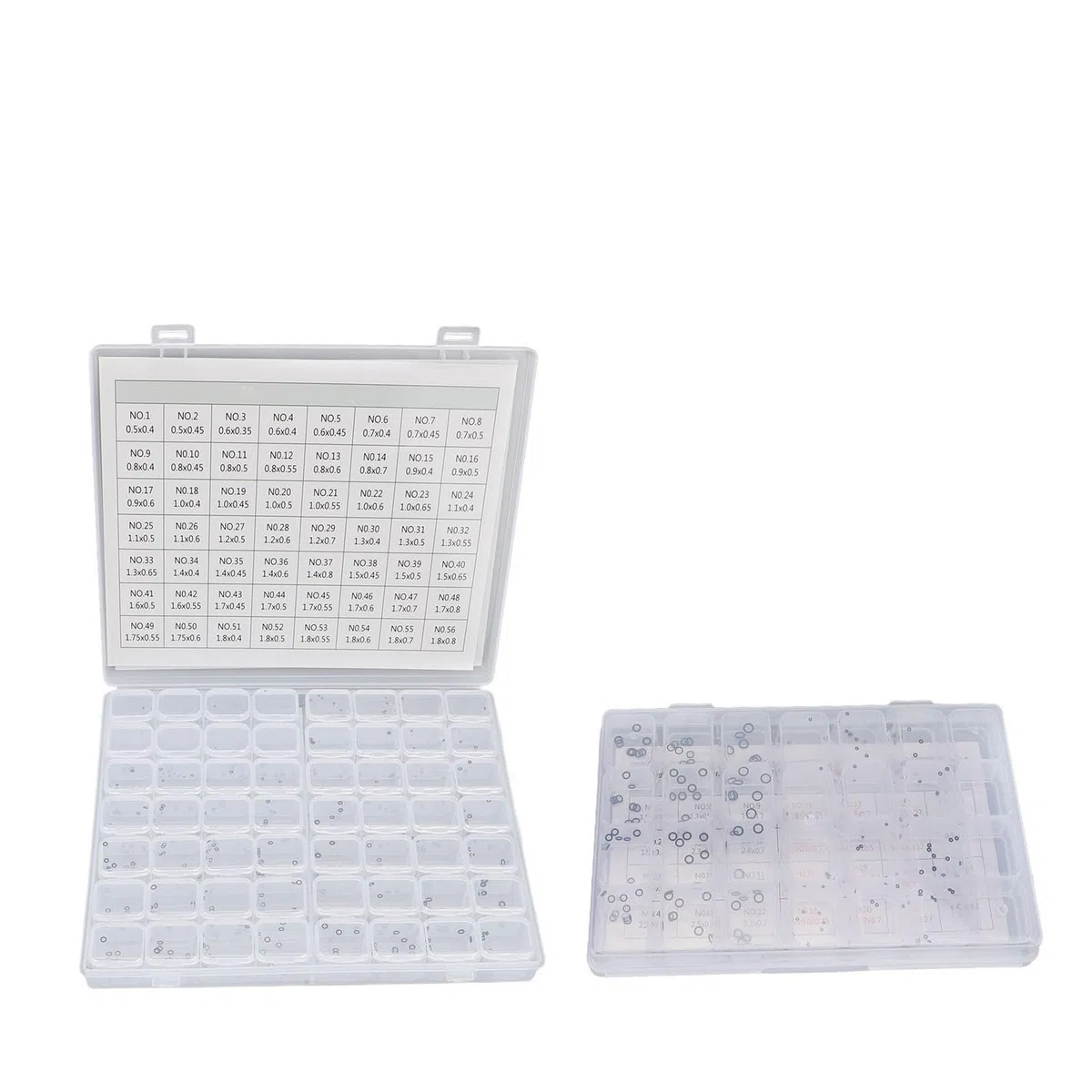 Kit di Riparazione Resistente All'acqua con O-ring per di Orologi in Gomma, Dimensioni Multiple per la Manutenzione Dell'orologio, 800 Anelli di Gomma