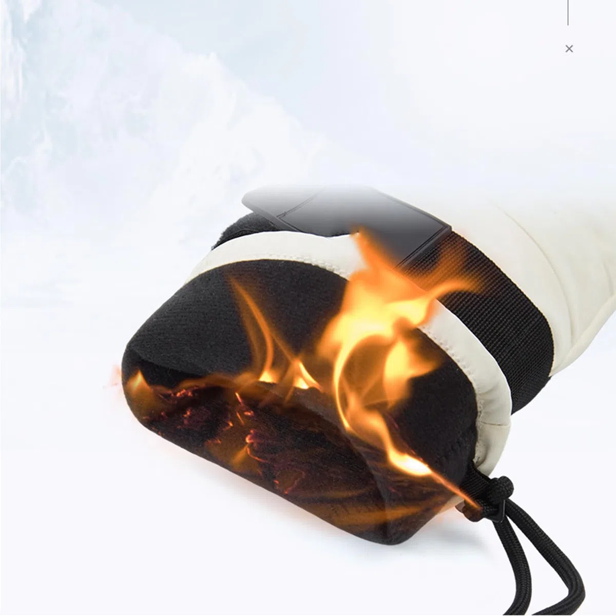 Guanti Invernali Mitene Touchscreen | Con Protezione Polso E Fodera In Pile Per Ciclismo Per Uomini, Inverno, Moto, Sci, Freddo, Neve, Attività All'aperto E