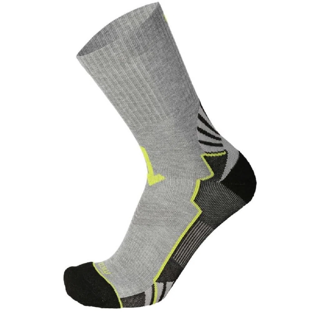 MICO Calza Trekking Unisex Active Travel Media Medium Weight Odor Zero X-Static, Linea Buon Camino, 100% Made in Italy - CA01510
