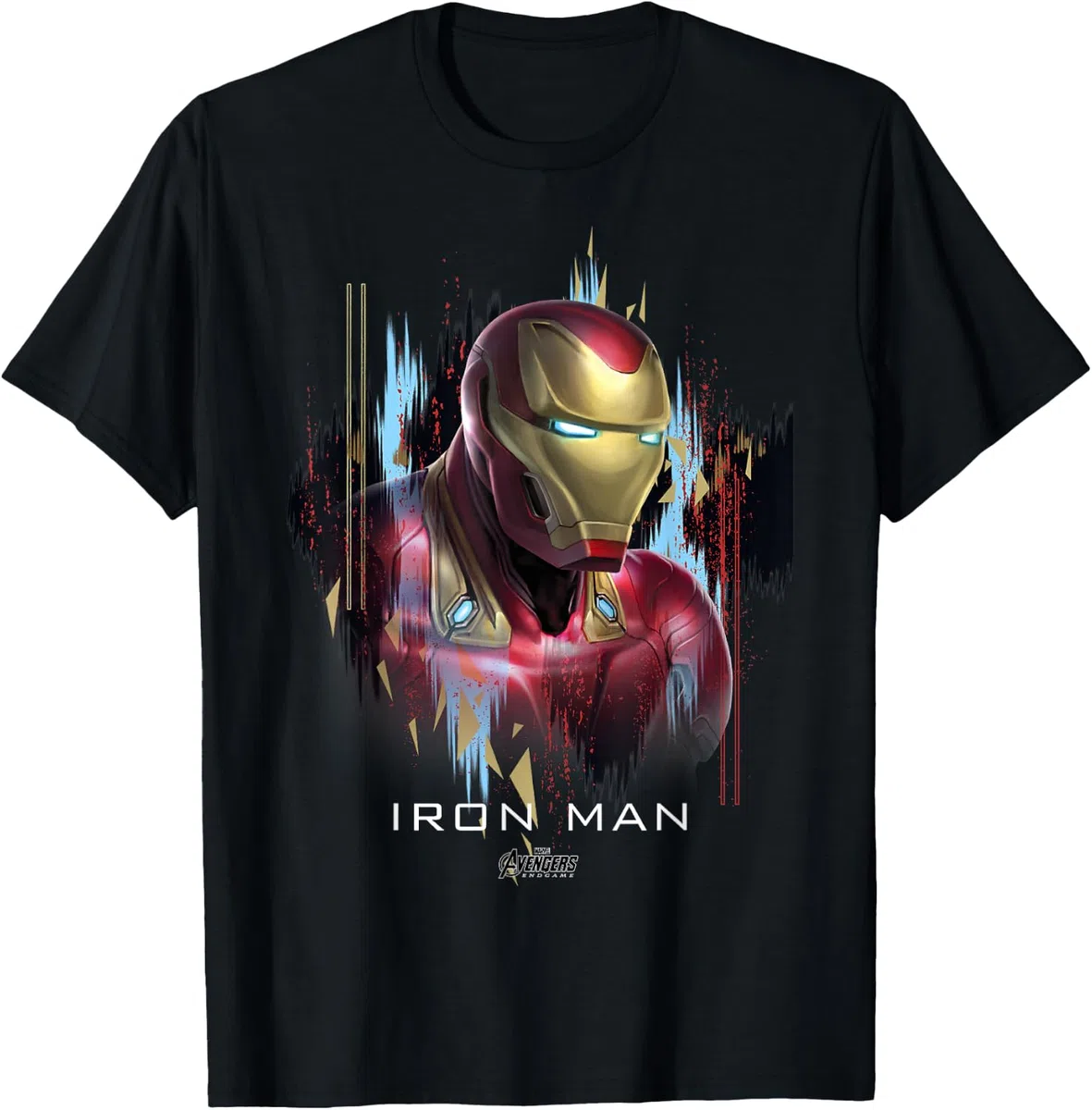 Marvel Avengers Endgame Iron Man Splatter Maglietta