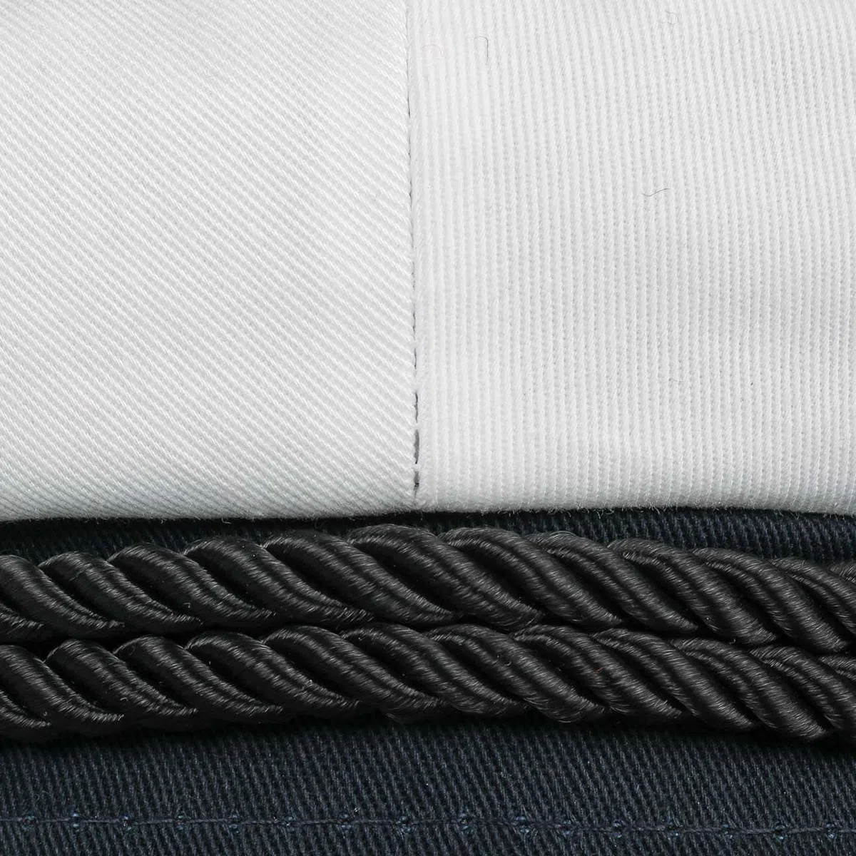 HAMMABURG White Starline Berretto Marinaio elbsegler in Cotone Unisex Tutto l Anno