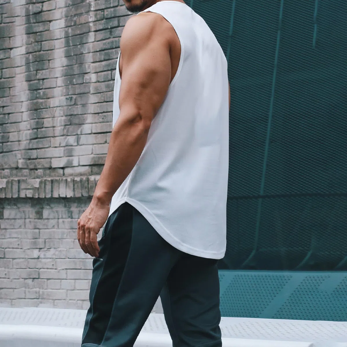 Canotte da palestra da uomo senza maniche Litthing, per bodybuilding, gilet ad asciugatura rapida, maglietta da allenamento estiva, per fitness e atletica, canotte muscolari.
