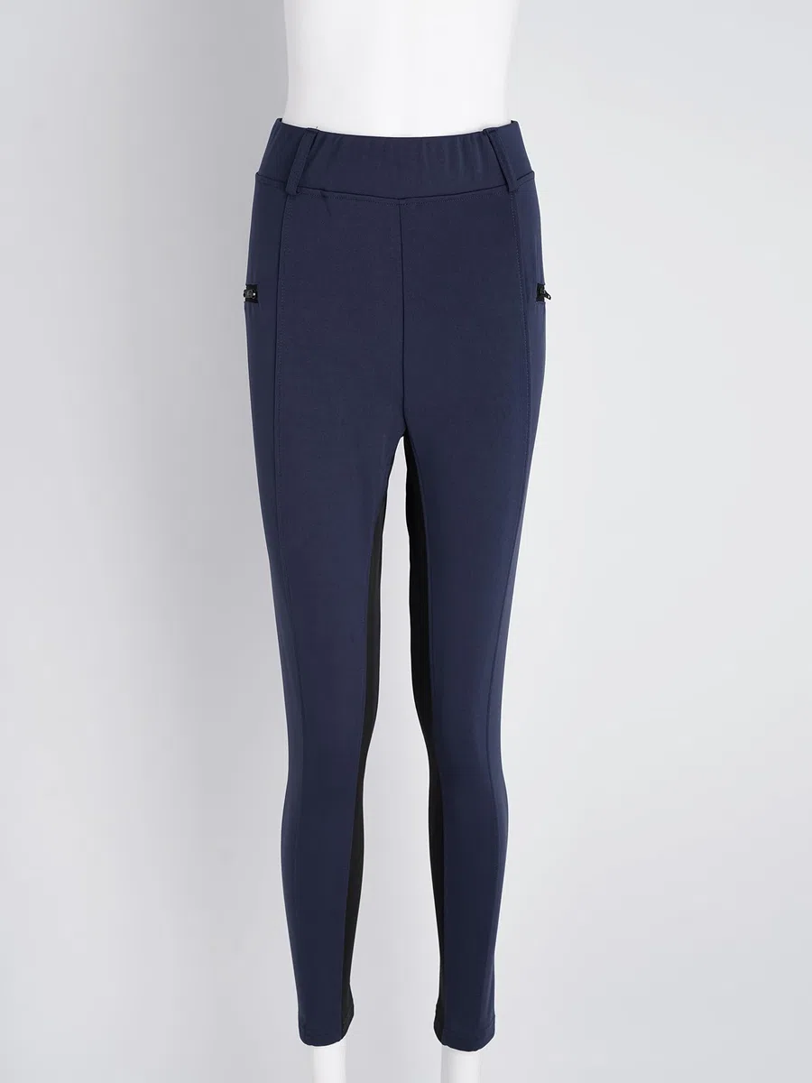 Choomomo Donna Pantaloni da Equitazione con Tasca con Cerniera Pantaloni da Equitazione A Vita Alta Donne Collant Sportivi Allenamento Danza