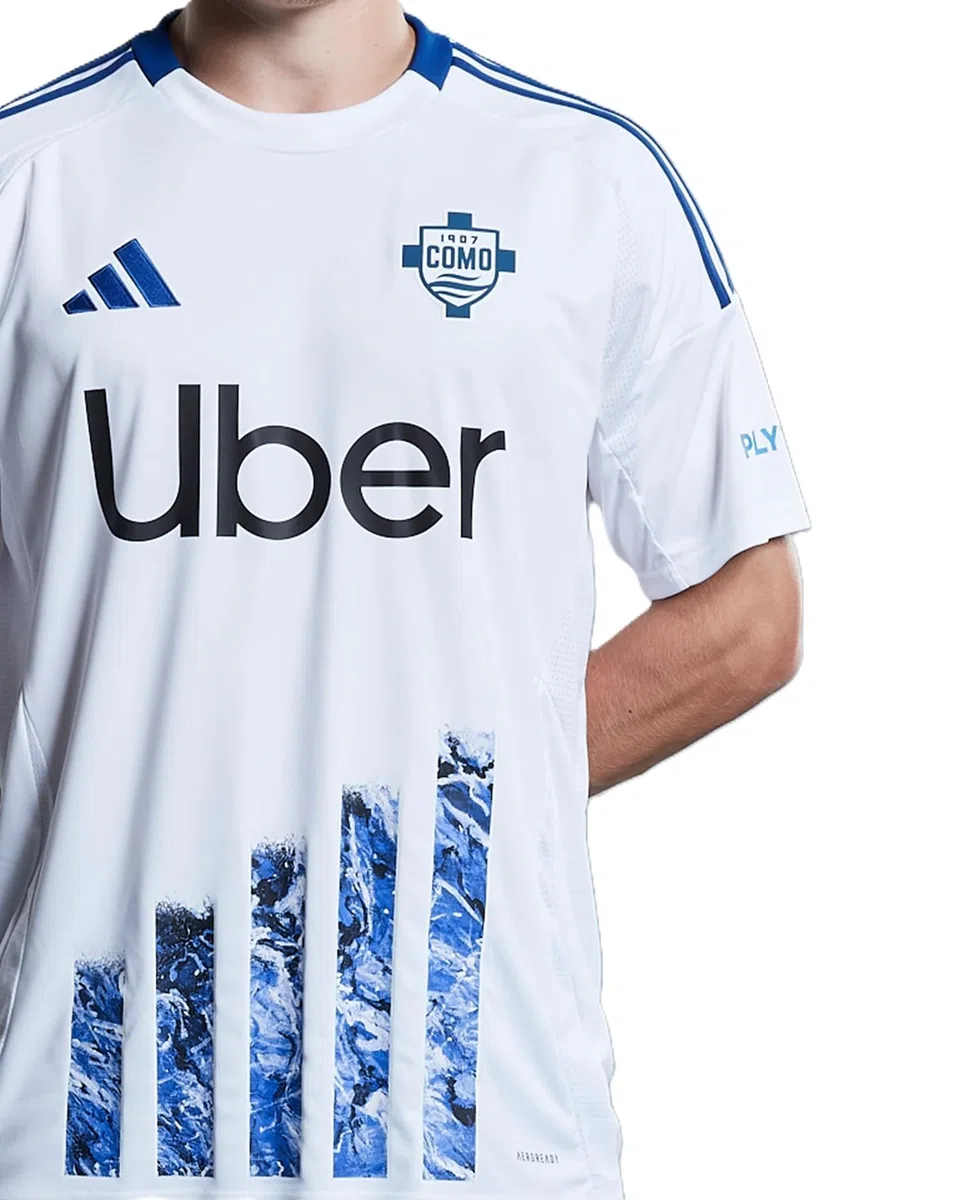COMO 1907 Maglia Calcio Ufficiale 2024/2025 Uomo. T-Shirt Serie A. Jersey Replica con Tecnologia Aeroready e Stampa Lago di Como