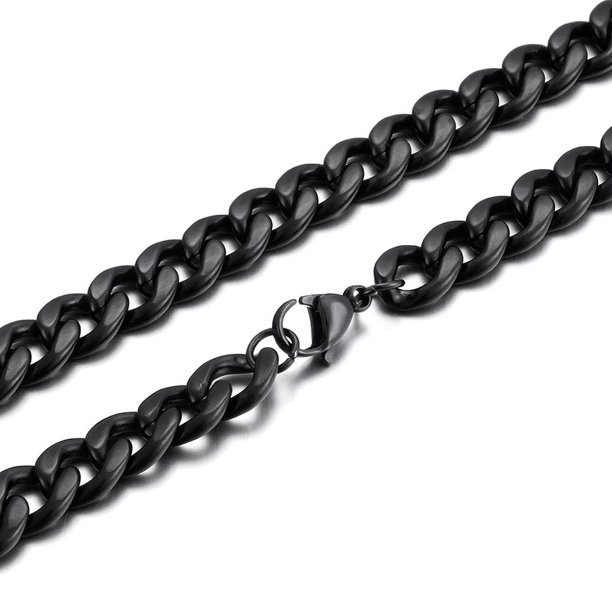 Collana a catena da uomo in acciaio inossidabile, larghezza da uomo 10/11 mm, regalo di San per un amico