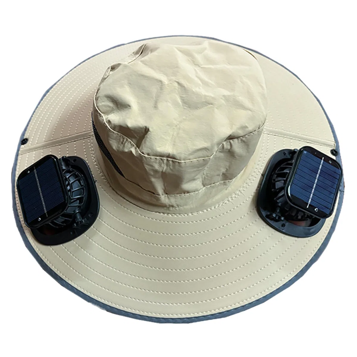 Cappello con Ventole a Energia Solare Protezione UV, Cappello Leggero e | Copricapo Outdoor Escursionismo Campeggio Pesca Attrezzatura Personale Per Spiaggia Pesca Campeggio Outdoor V