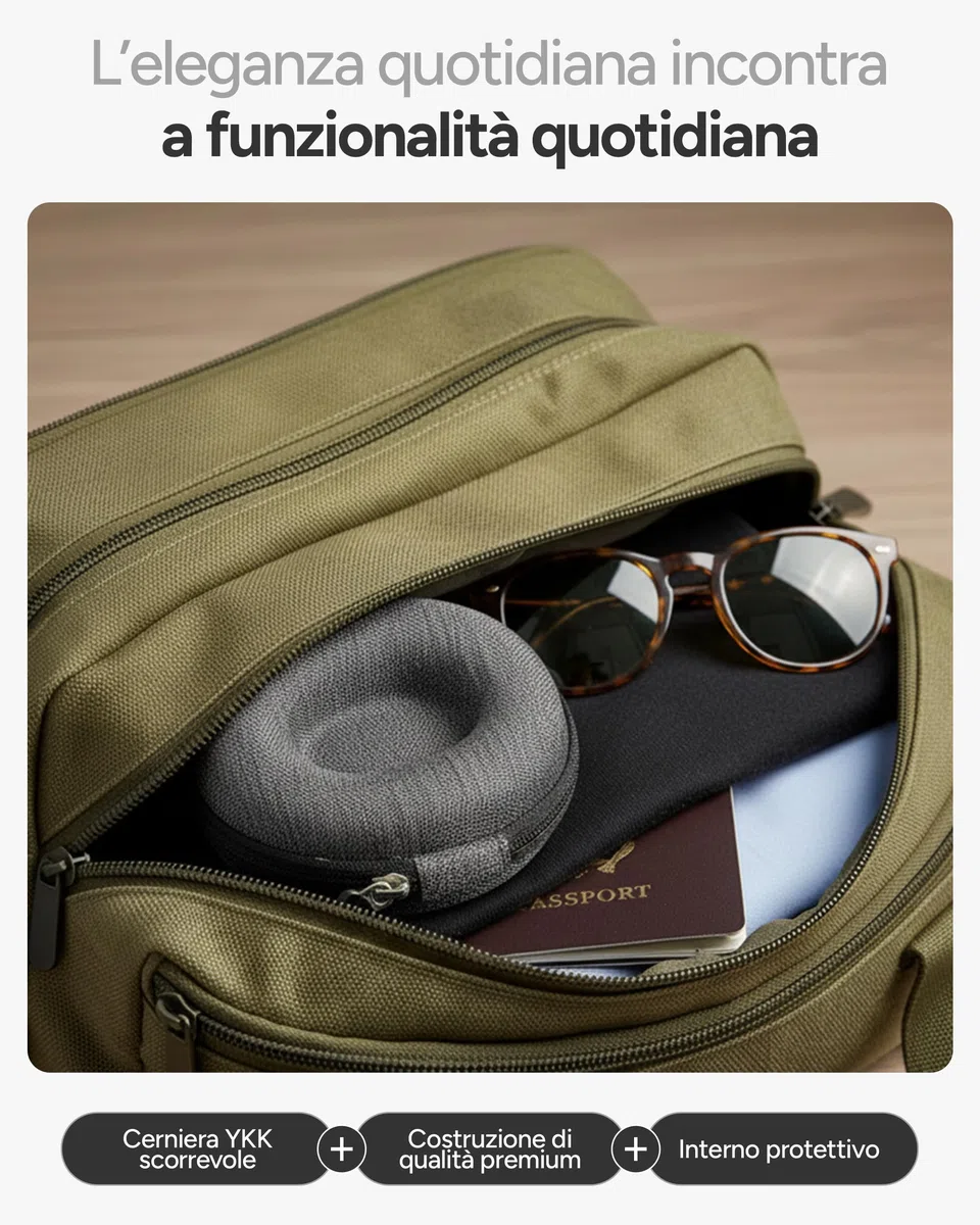 AKIELO Custodia Porta Orologi – Custodia da Viaggio per Orologi Uomo e Donna con Panno per la Pulizia in Cofanetto Regalo – Per Orologi e Smart Watch fino a 54 mm (Edizione Grigio Carbone)