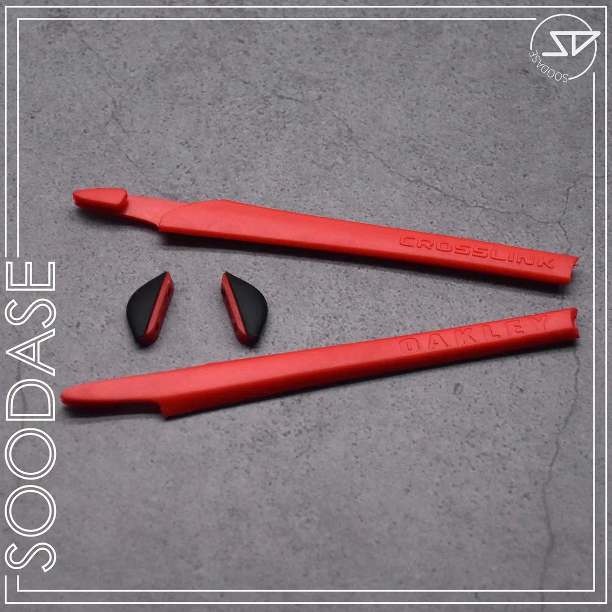 4 coppie Kit gommini di ricambio in silicone Per Oakley Crosslink Occhiali da sole