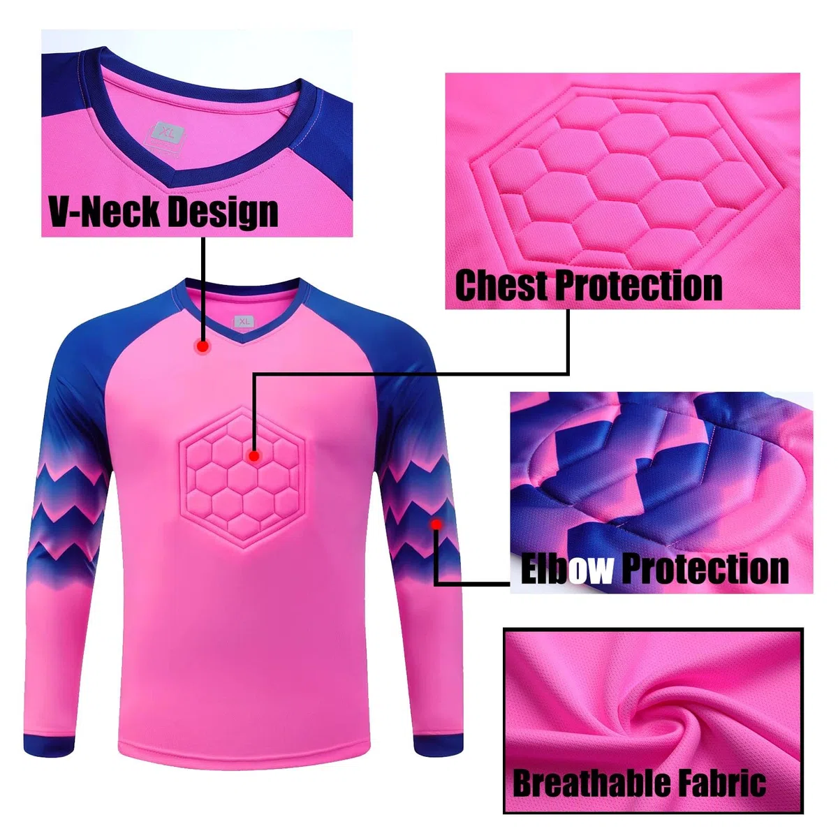 Personalizzabile Maglia da Portiere, Set Adulto/Bambino, Personalizzabile,Maglia Portiere Maglia Calcio Portiere Uomo Bambini con Nome Numero Logo Squadra(Green)