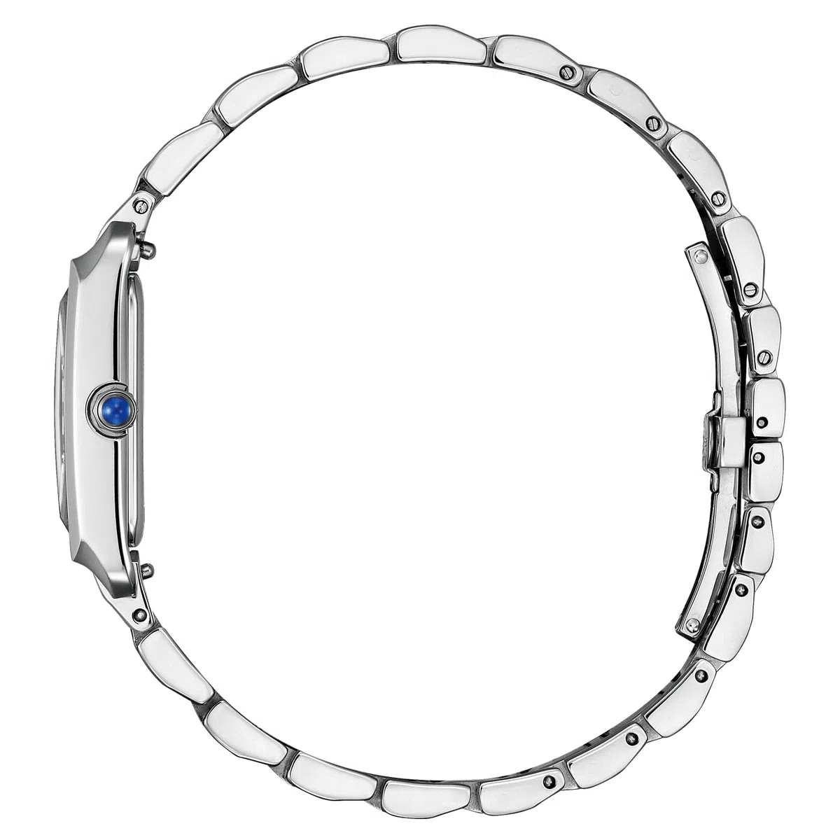 CITIZEN Orologio da donna con cinturino in acciaio inox Eco-Drive solare numeri romani