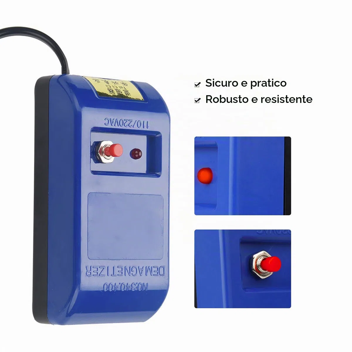Greensen Smagnetizzatore per Orologi Quarzo, Strumento di Rimozione Magnetismo Professionale per Riparazione Orologi – Dispositivo per Demagnetizzazione Precisa e