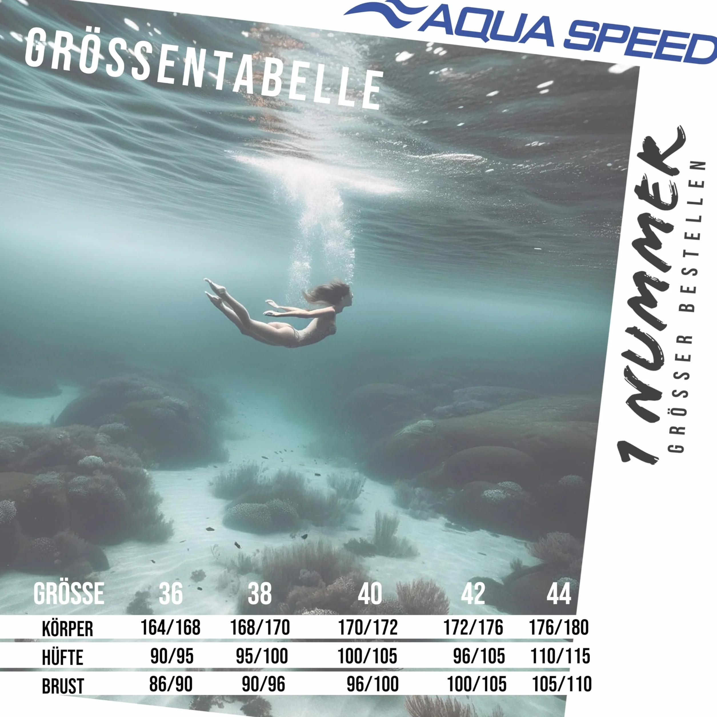 Aqua Speed Blanka Costume da Bagno delle Signore | Lycra | Atleta | Sport | Livello competitivo