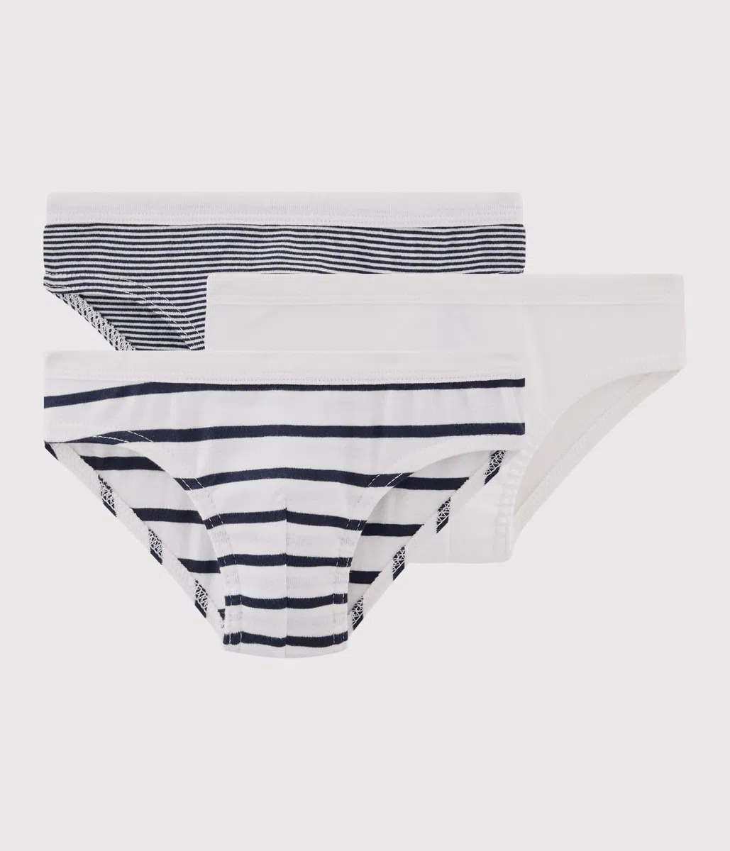 Petit Bateau A01dr Volantini Bambini e Ragazzi (Pacco da 3)