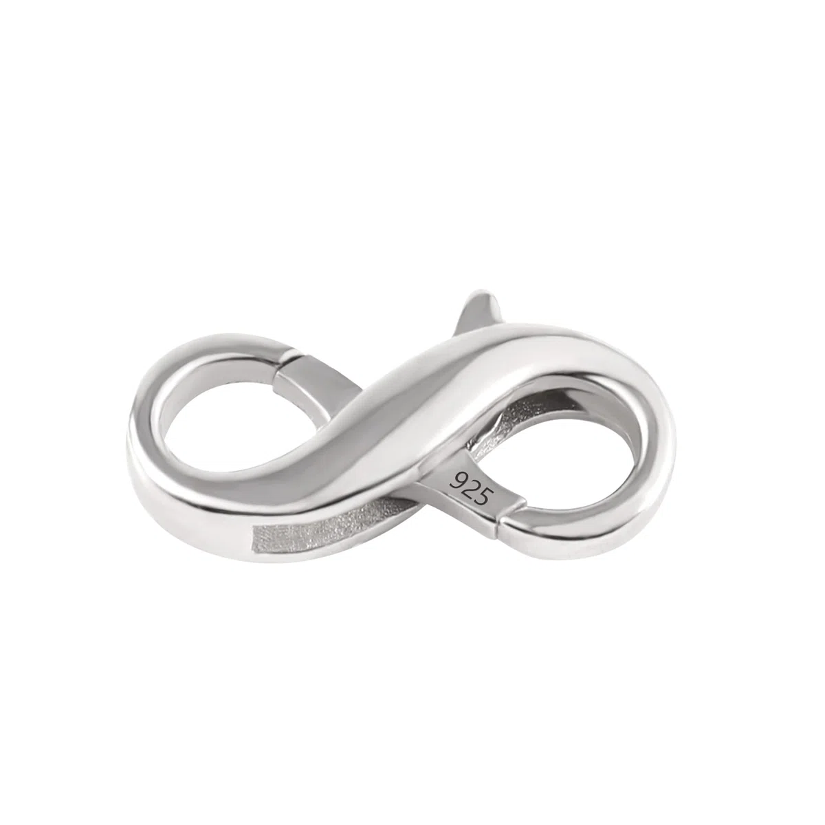 ALEXCRAFT 925 Sterling Silver Lobster Claw Chiusure Chiusure per gioielli per collana Bracciale Cavigliera Creazione di gioielli fai da te