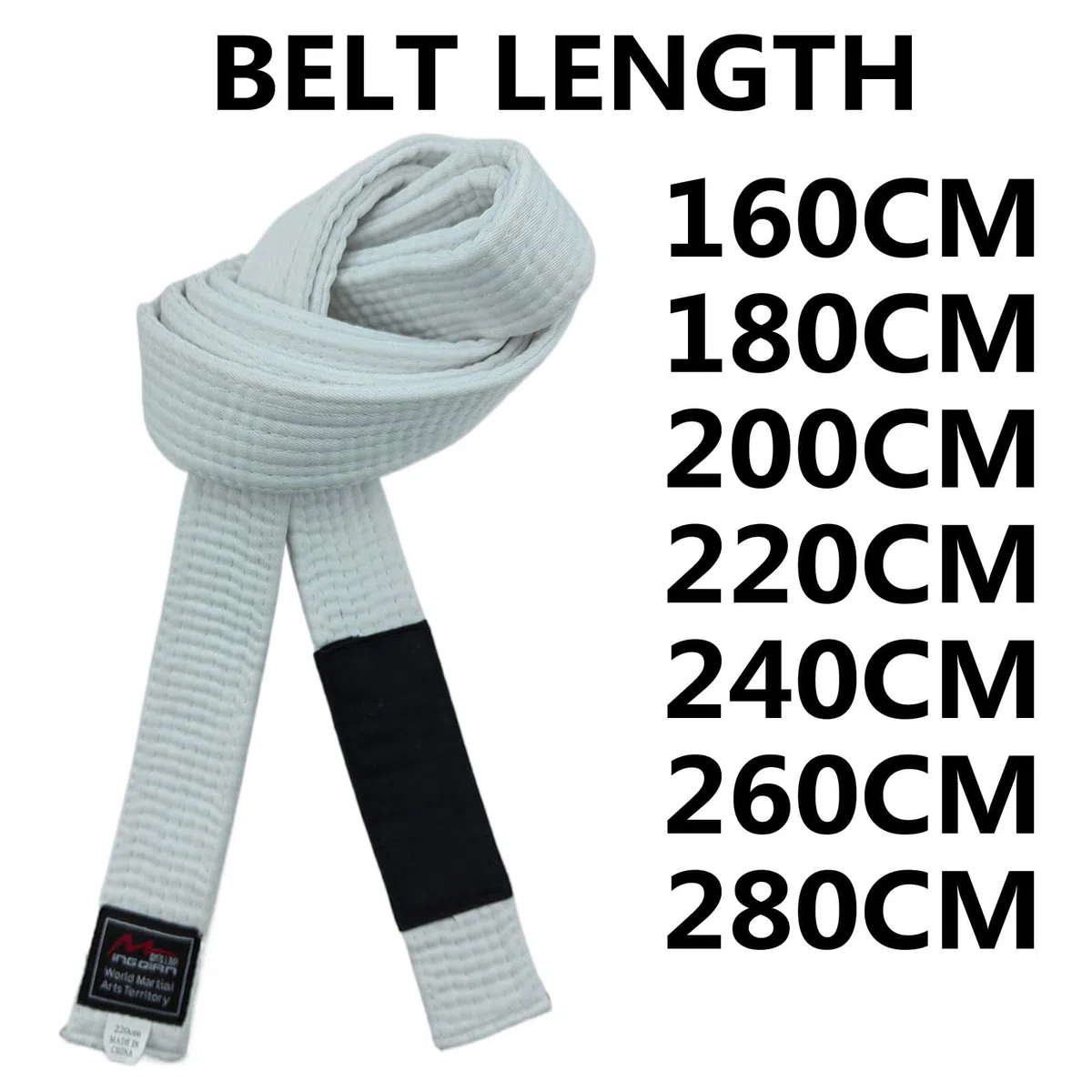 Cintura brasiliana per jiu-jitsu giovanile con sistema di grado BJJ sotto i 16 anni, larghezza 4 cm, per bambini, bianco, grigio, giallo, arancione, verde