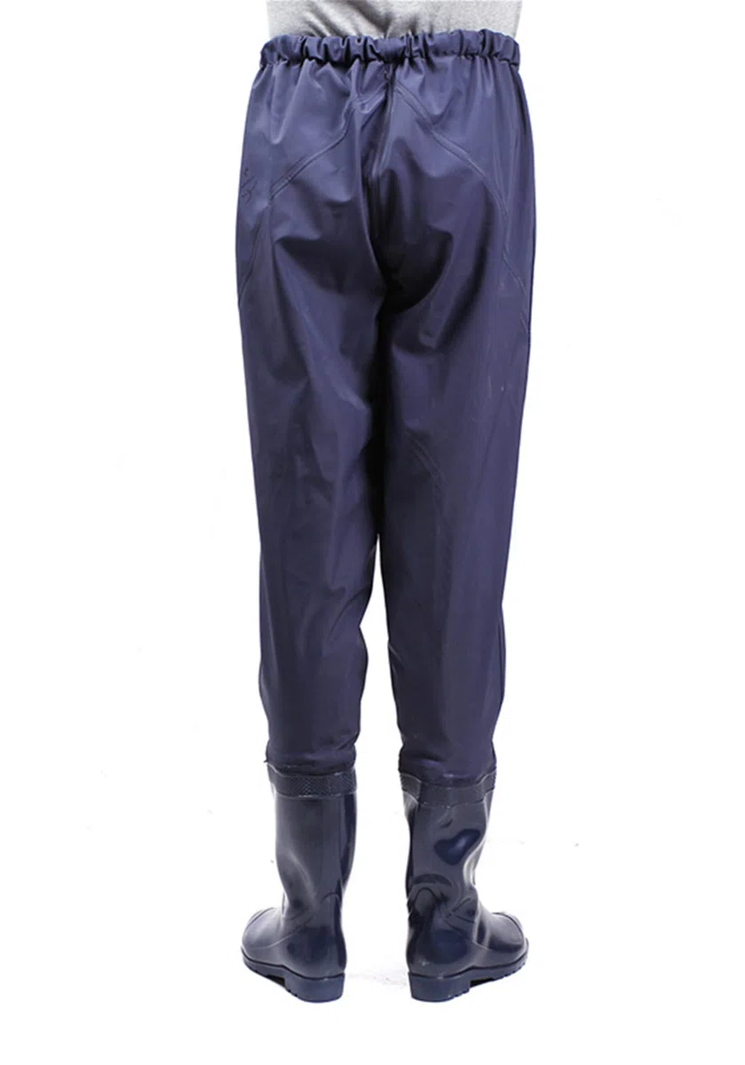 Stivali Pesca per Esterni, Trampolieri + Scarpe per Stivali PVC Morbido E Antiscivolo, Pantaloni Caccia E Pesca per Uomo E Donna con Vita Regolabile, Stivali di Gomma Impermeabili