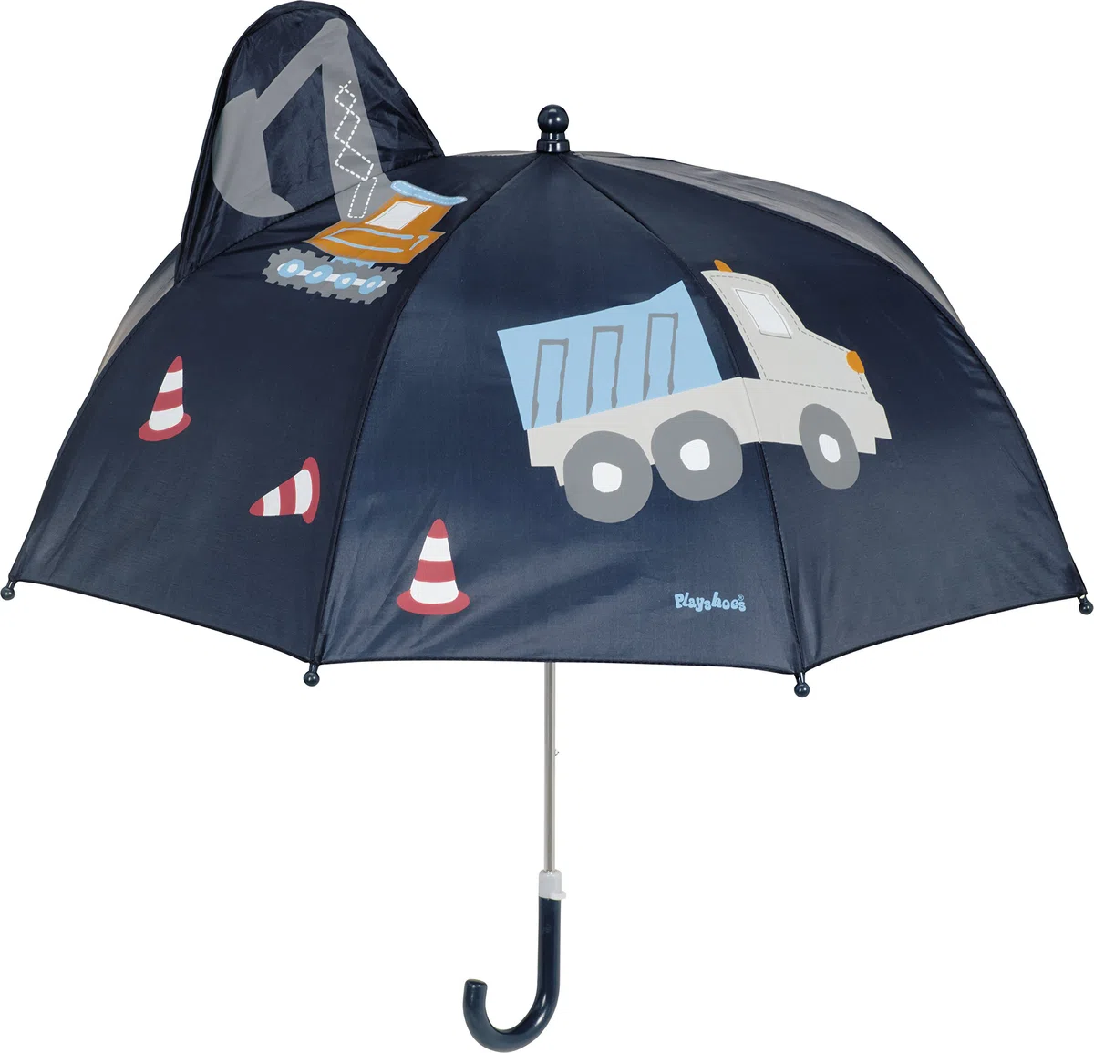 Playshoes Ombrello Per Bambini, Ombrellone a bastone con meccanismo a misura di bambino Unisex - Bambini e ragazzi