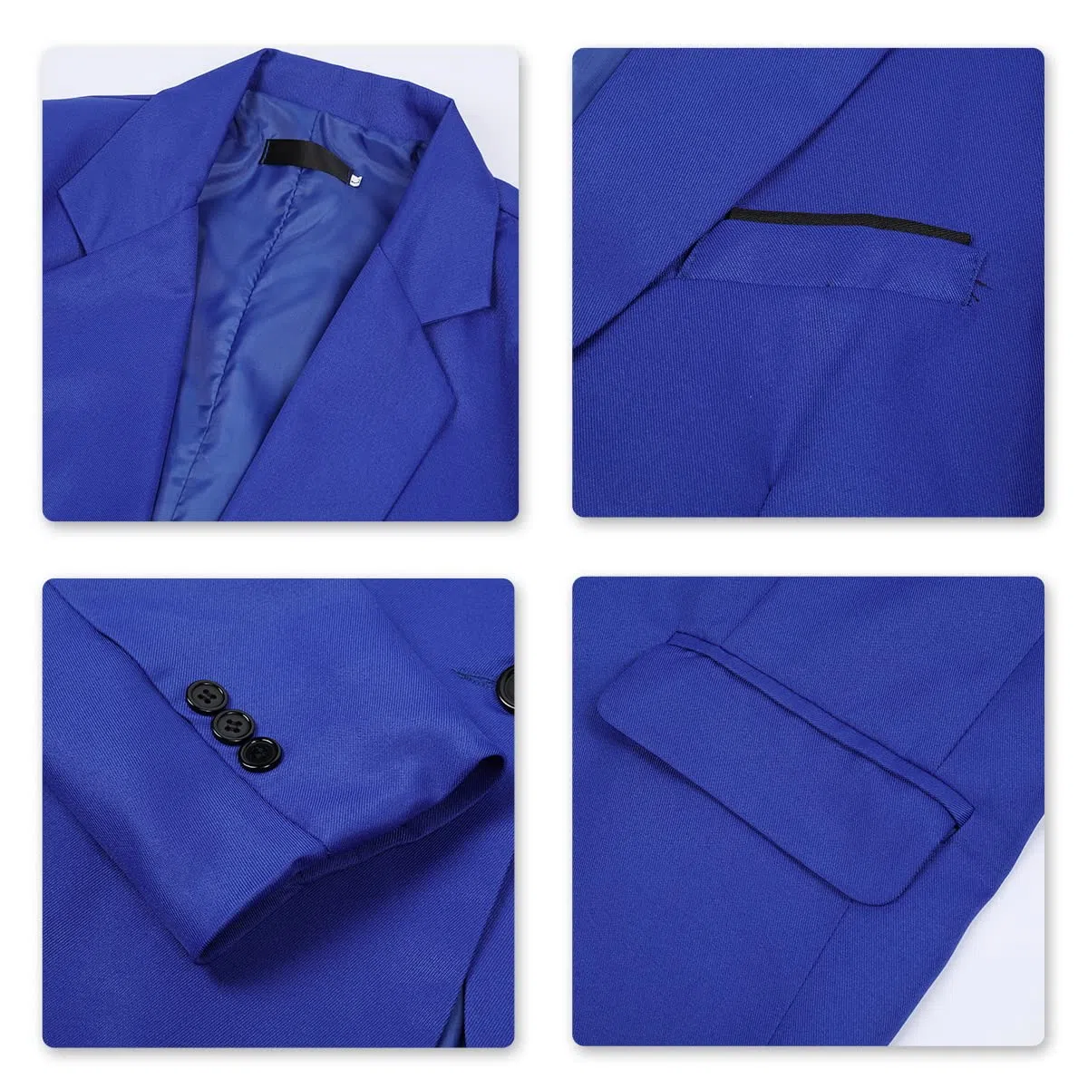 YOUTHUP Blazer per Uomo Giacca da Abito Slim Fit Monopetto Leggero 1 Botton Elegante Vestito Giacche