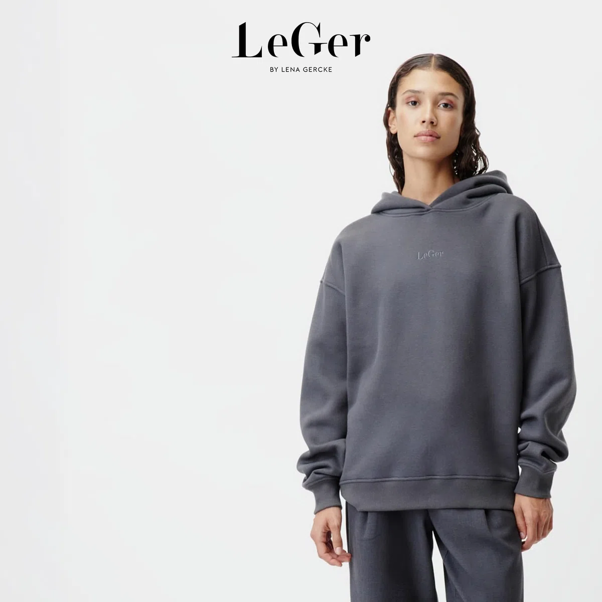 Leger by Lena Gercke Abby Hoodie Pullover Donna (Pacco da 1)