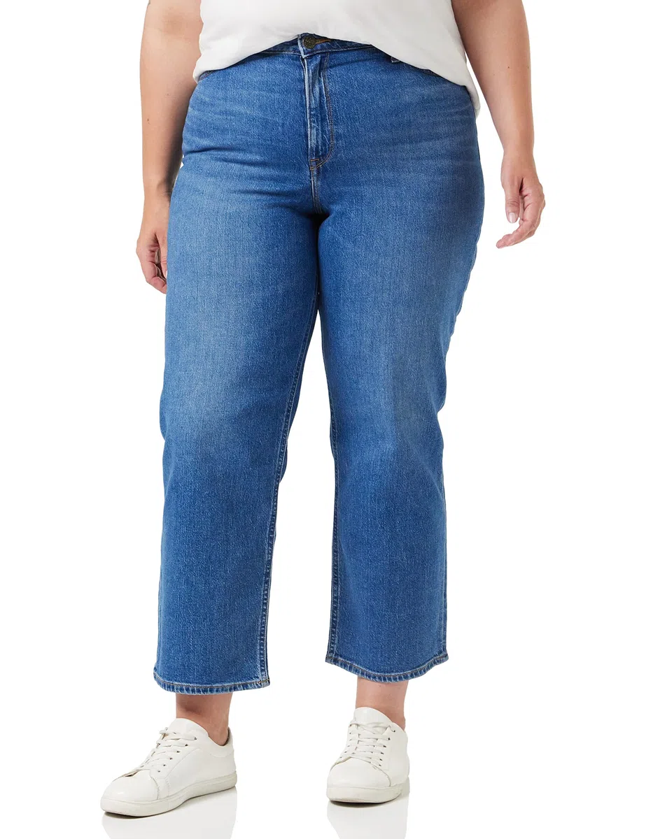 Lee - Wide Leg Long, Jeans Donna