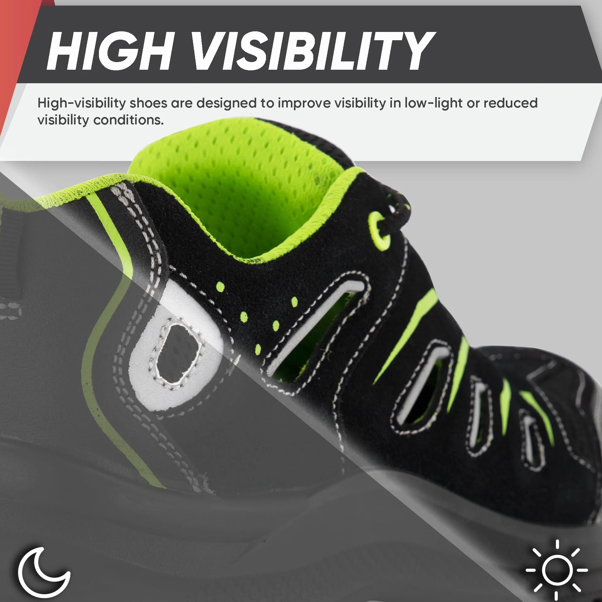 BWOLF Hawaii S1P Scarpe da Lavoro Estive Scarpe Antinfortunistiche Uomo Scarpe Antinfortunistiche Donna con Tecnologia 4x4 Grip e Cappuccio