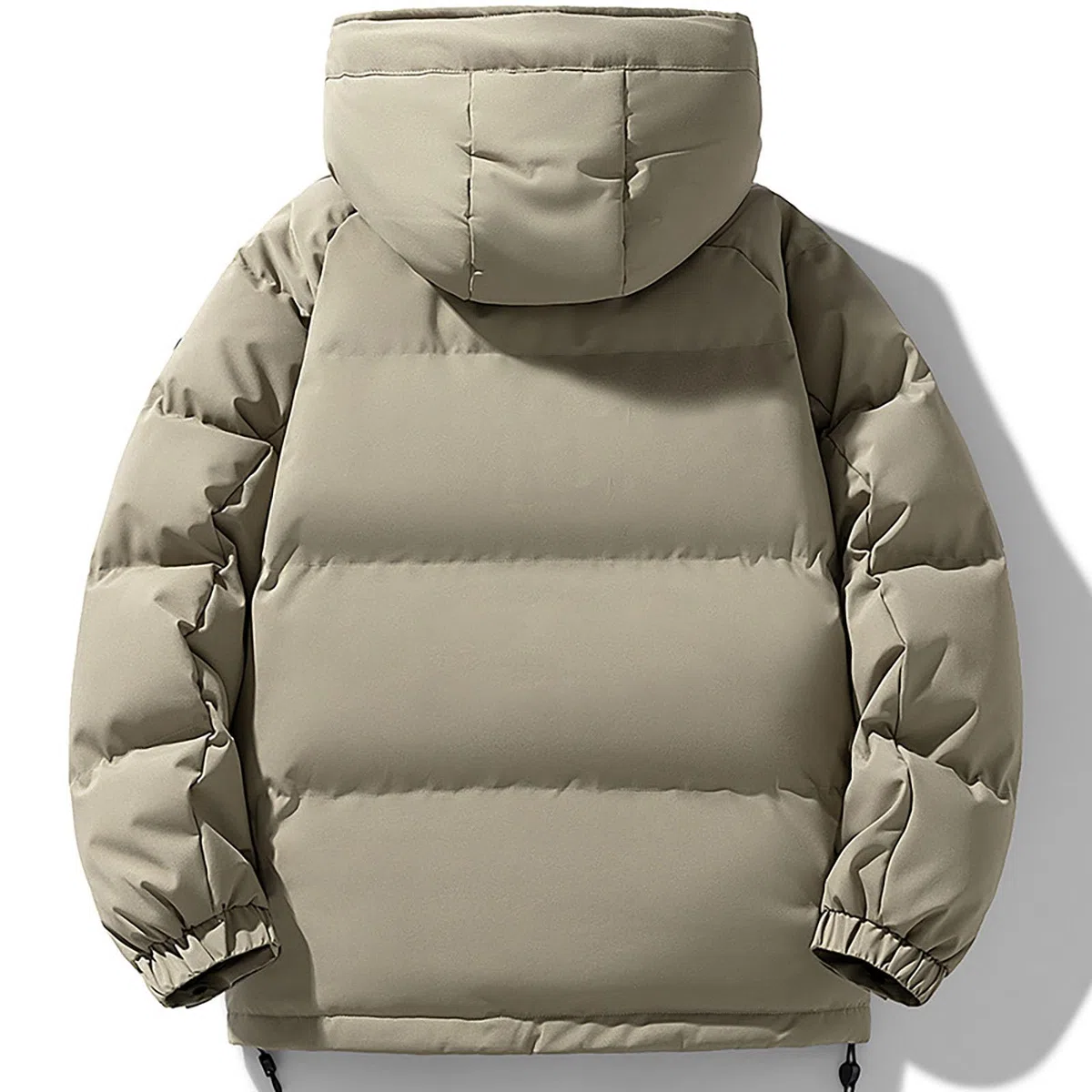 Piumino da uomo con cappuccio spessa e calda giacca trapuntata autunno inverno piumino imbottito giacca invernale casual outdoor campeggio escursionismo giacca termica corsa