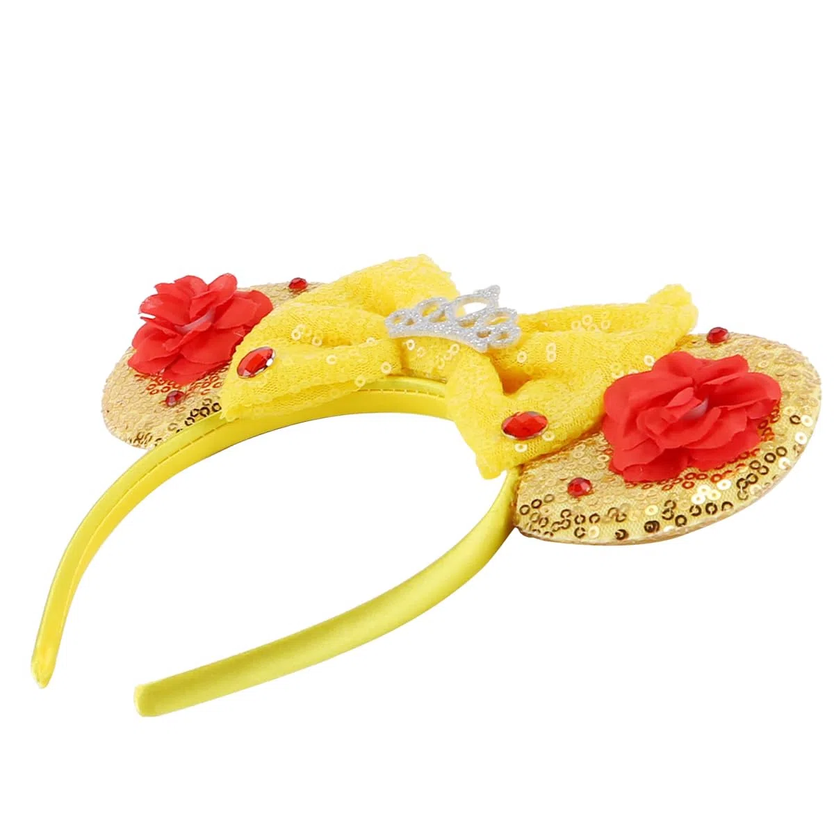 Fascia per capelli con orecchie di Topolino, adatta a diverse forme della testa e acconciature, adatta per Disneyland, festival, feste di compleanno e altre occasioni.