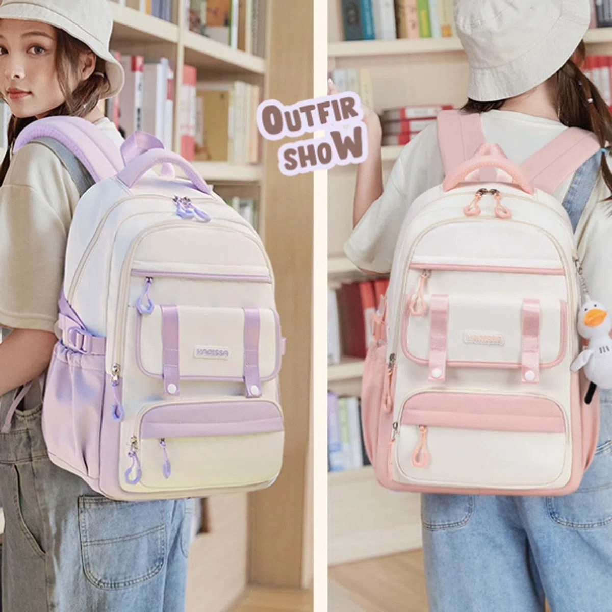 Zaino Scuola Elementare Bambina, Zaino Bimba Back To School | Zainetto Asilo Bimba Originale E Divertente Zaino Scuola Media Ragazza Vibrante E Lucido Zaini Scuola Elementare