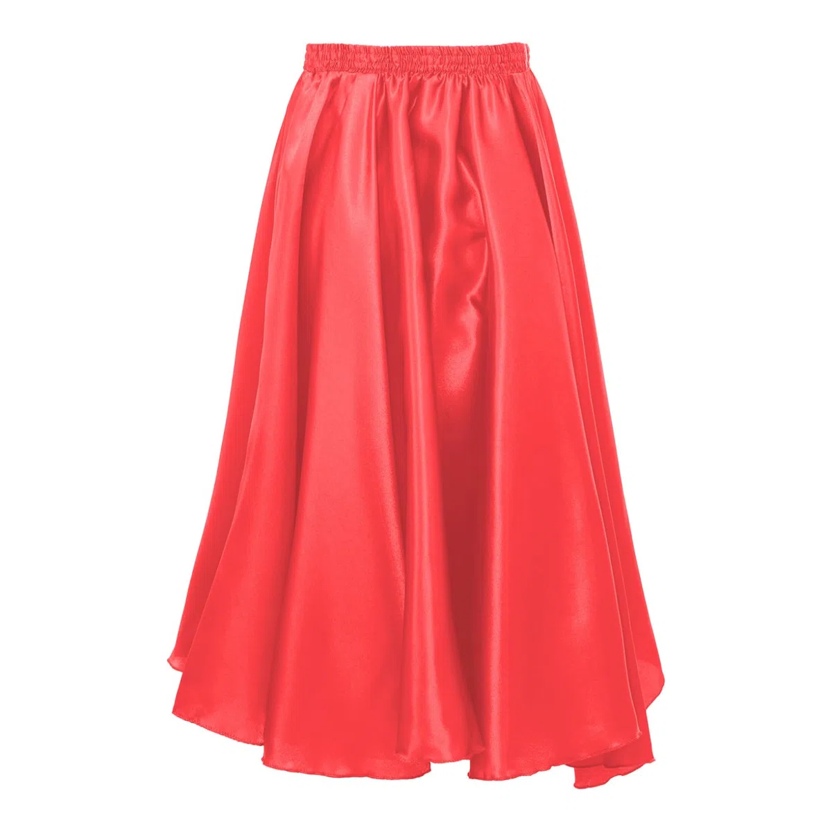 Freebily Gonna da Ballo per Bambina Abito da Ballerino Flamenco Gonna da Ballo per Corrida Spagnola Gonne Grande Swing per Danza del Ventre Rumba Salsa Tango Latino Dancewear