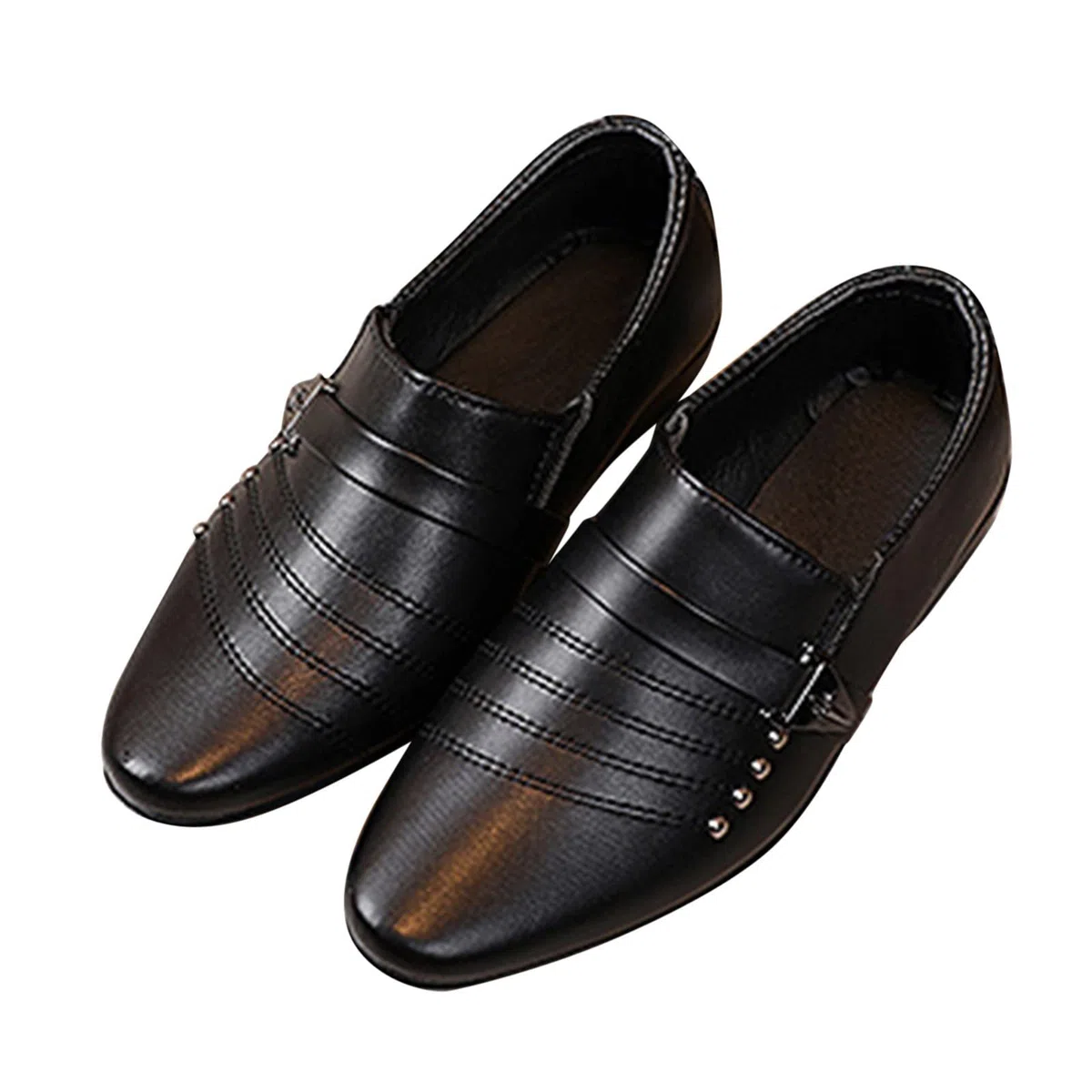 Ragazzi Mocassini Bambini Scarpe Eleganti da Pantofole, Mocassini Scarpe Comode Casual,Scarpe in Pelle Scarpe Basse alla Moda Antiscivolo Difendere Puzzolente Scarpe morbide