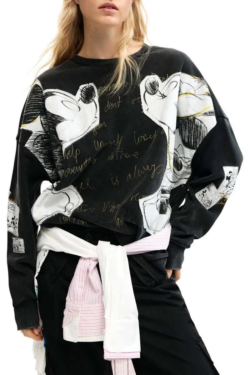 Desigual Donna Felpa Mickey e Minnie Mouse™.