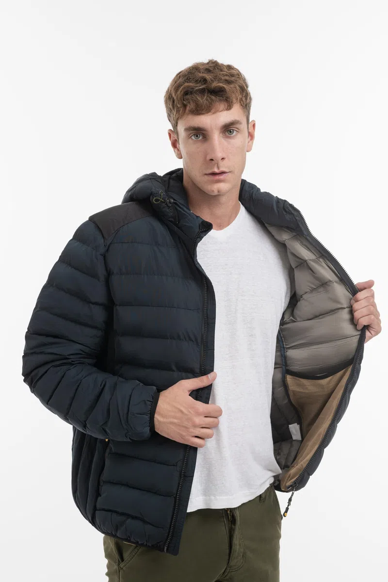 TONY BACKER Giubbotto Invernale Uomo Antivento con Cappuccio Rimovibile Regolabile e Tasche Interne ed Esterne Caldo Morbido Resistente L1202